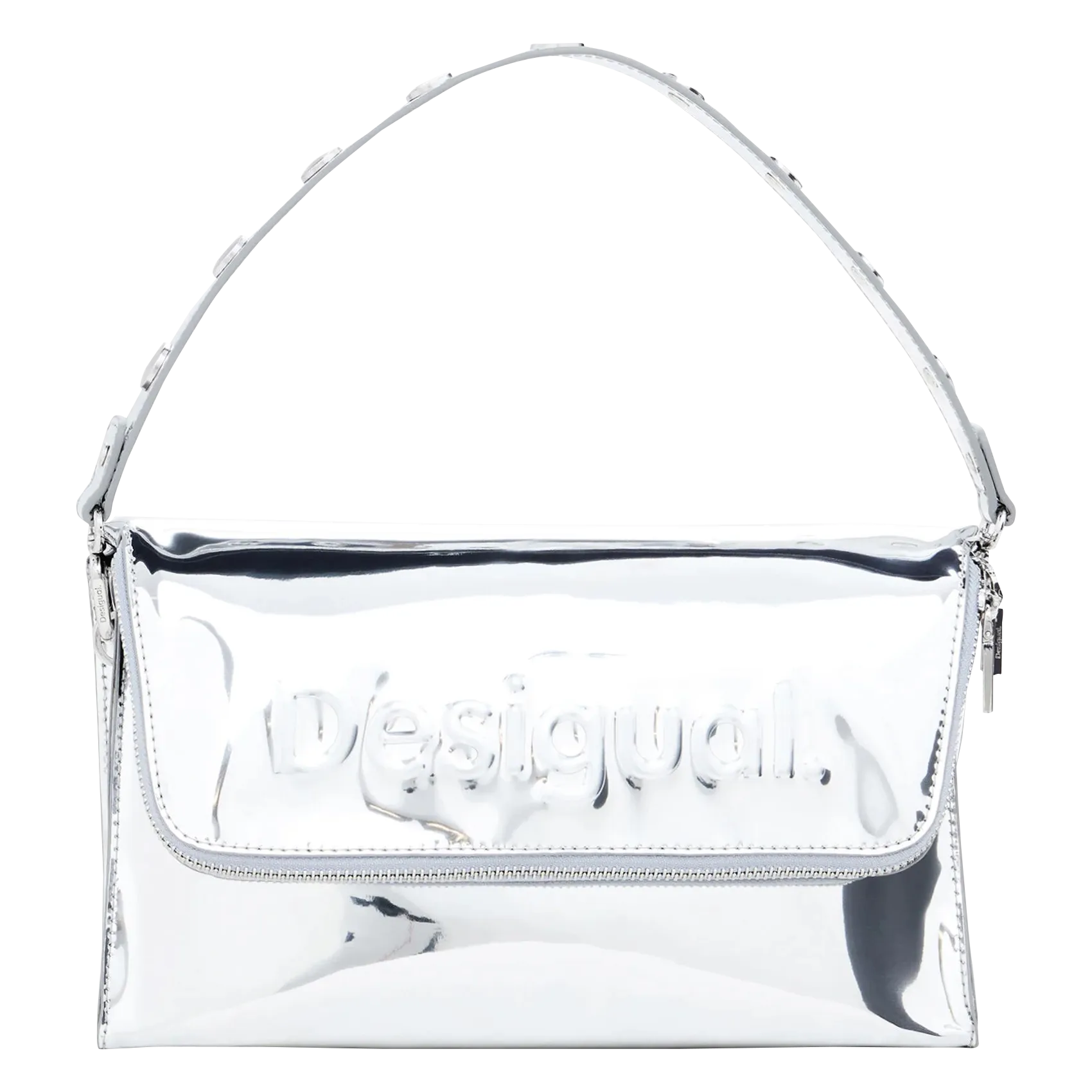  DESIGUAL   Tracolla in ecopelle con logo | Nero