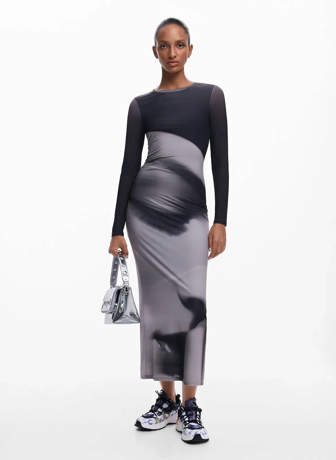  DESIGUAL   Tracolla in ecopelle con logo | Nero