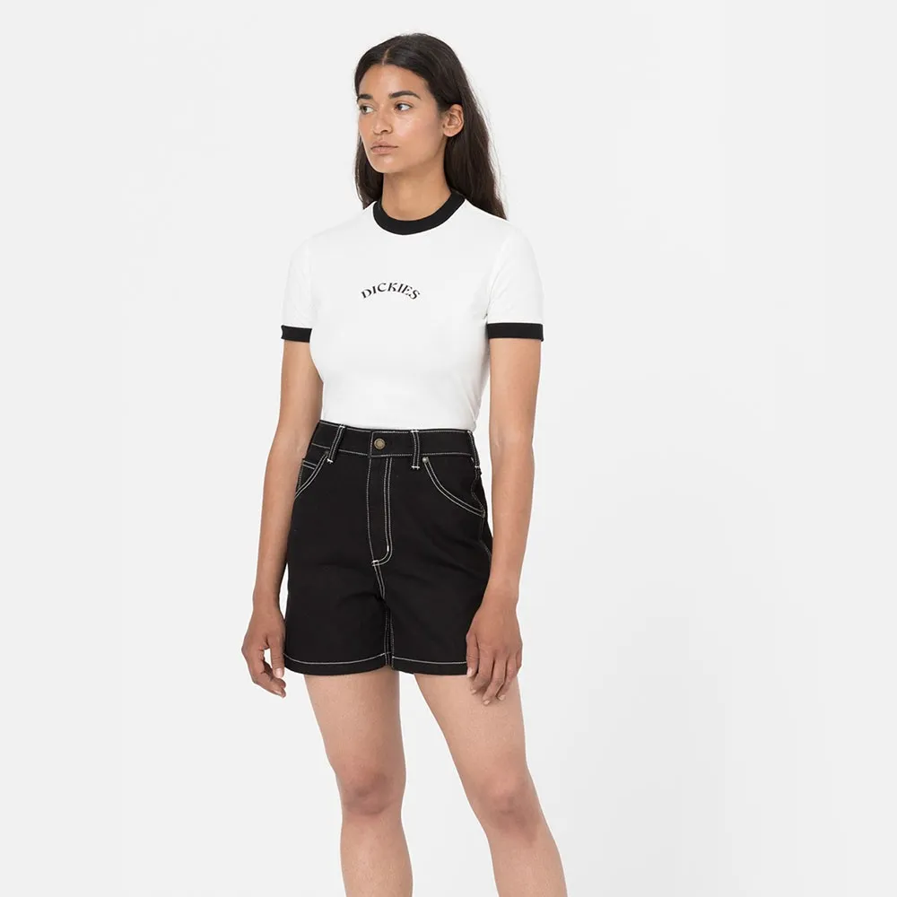 Dickies Shorts Denim Nero Donna