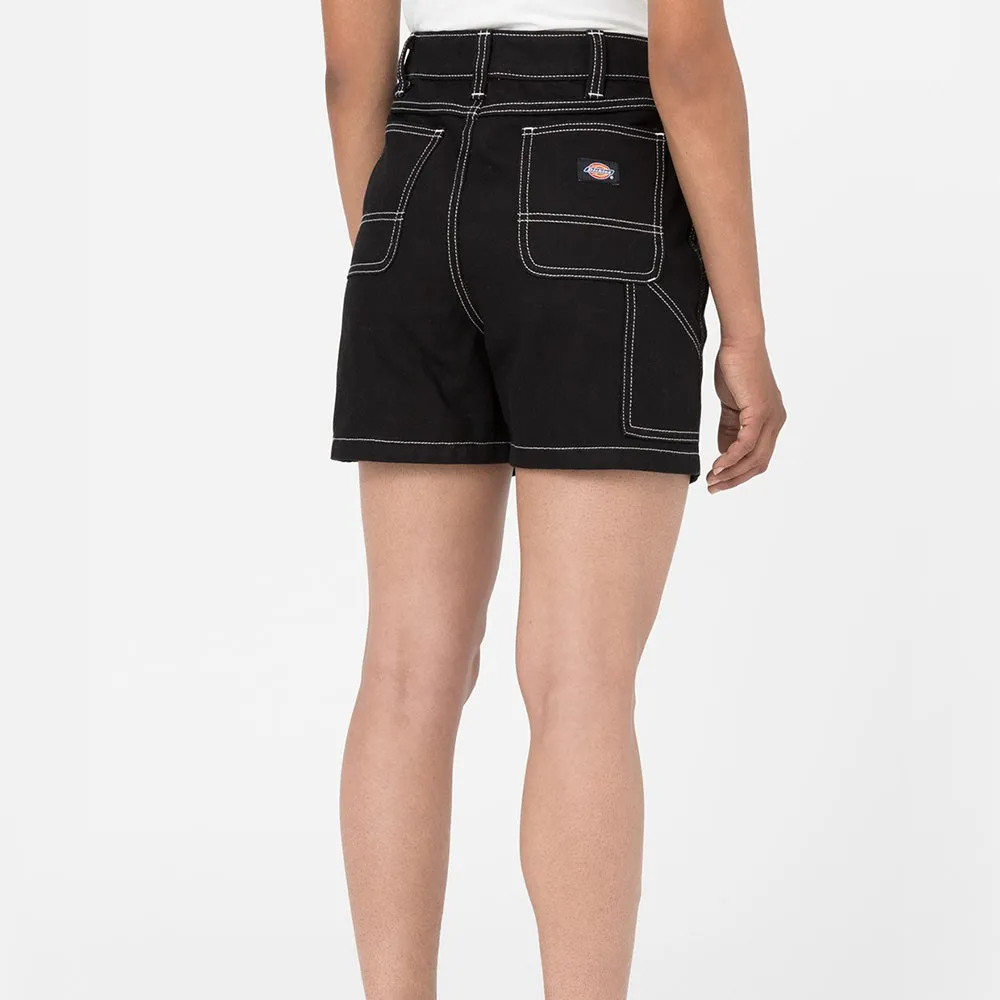 Dickies Shorts Denim Nero Donna