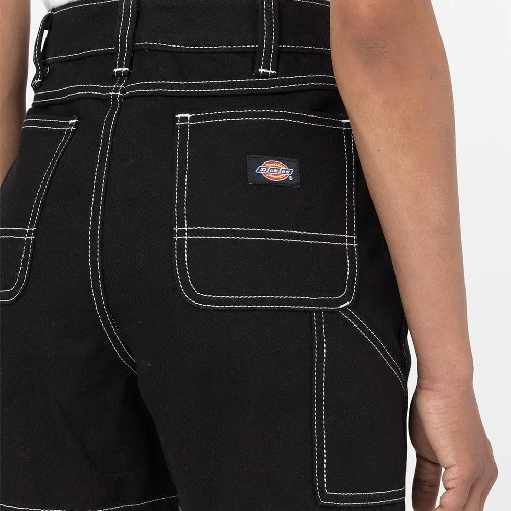 Dickies Shorts Denim Nero Donna