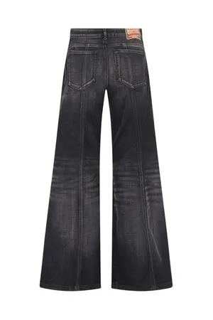 DIESEL Abbigliamento,Jeans Jeans D-AKII svasati nero 