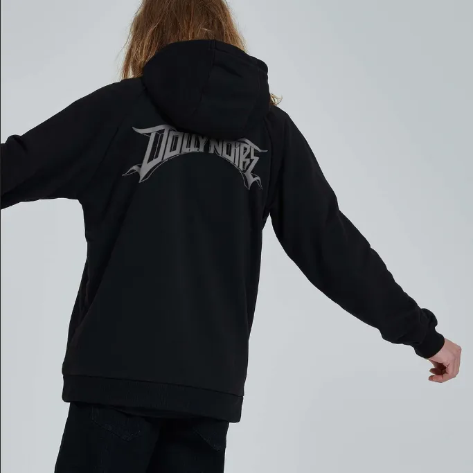 Dolly Noire Hoodie Over 3D Lettering SW114-SK-01 black