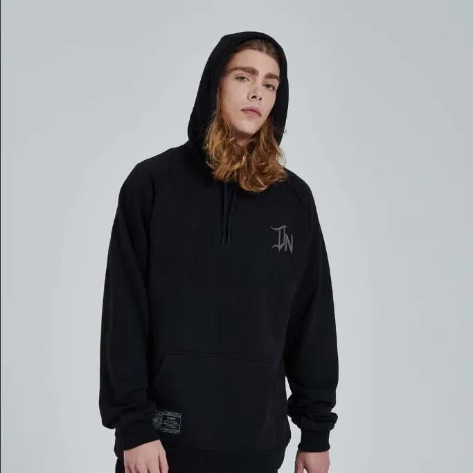 Dolly Noire Hoodie Over 3D Lettering SW114-SK-01 black