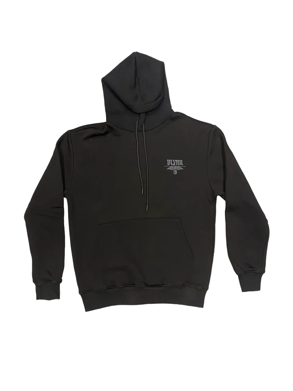 Dolly Noire Plague men's hoodie with kangaroo pocket sw535-cq-01 black