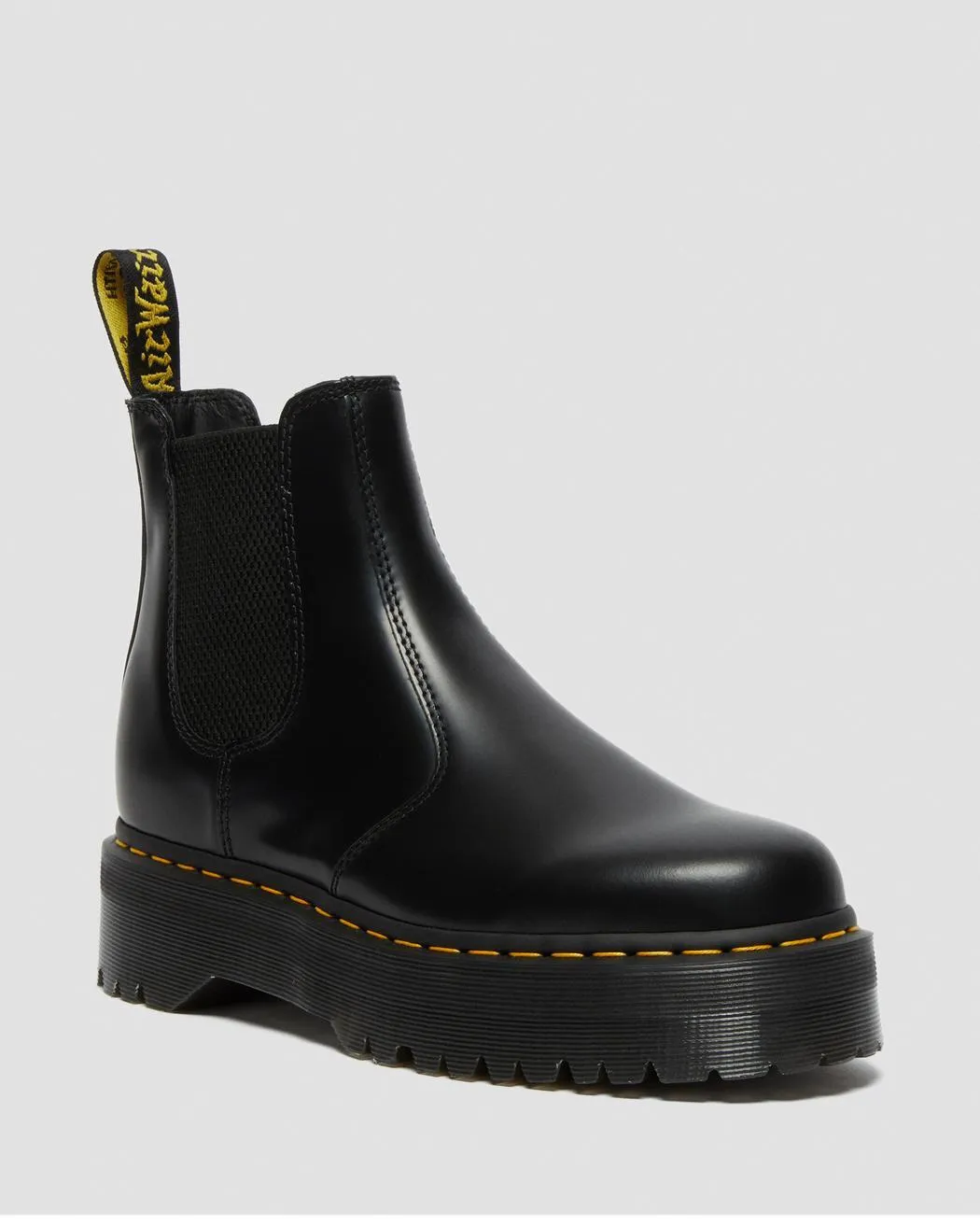 Dr.Martens  ---------    ------------Dr. martens scarpe beatles 2976 quad black polished smooth nero