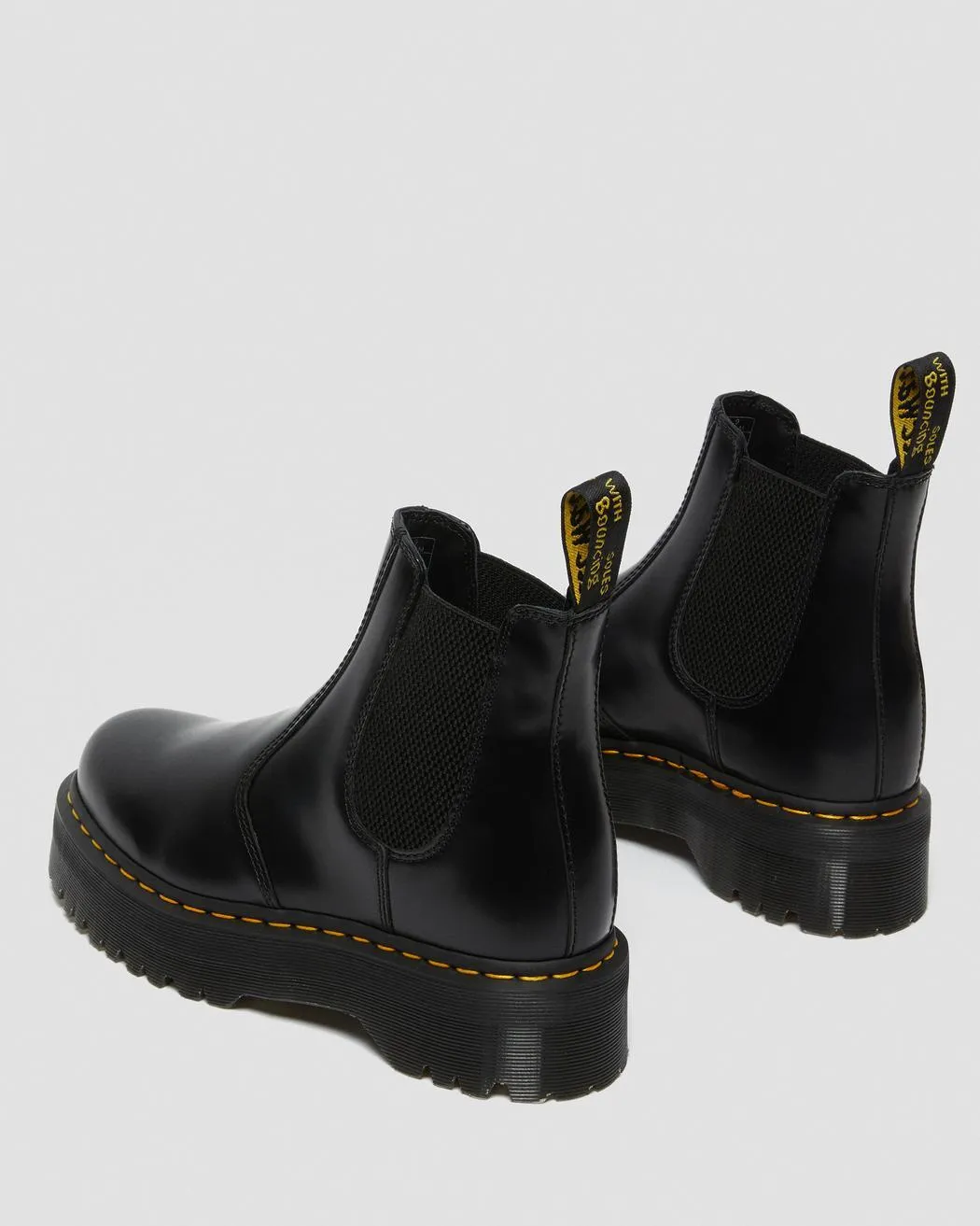 Dr.Martens  ---------    ------------Dr. martens scarpe beatles 2976 quad black polished smooth nero