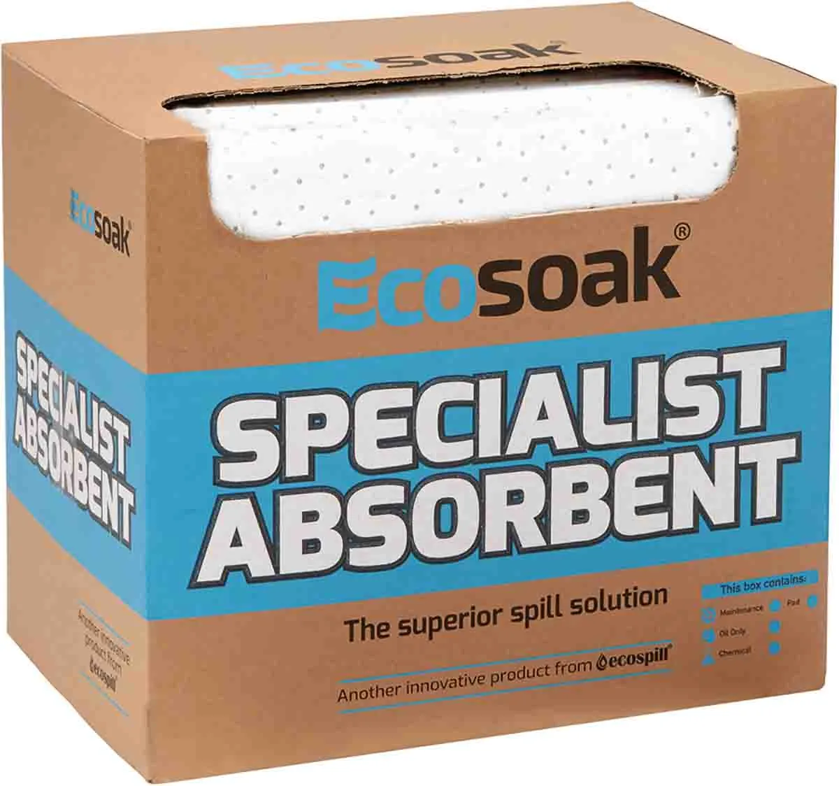 Ecospill Ltd Ecosoak, Tampone, capacità assorbente 70 L, conf. da 1 pz.