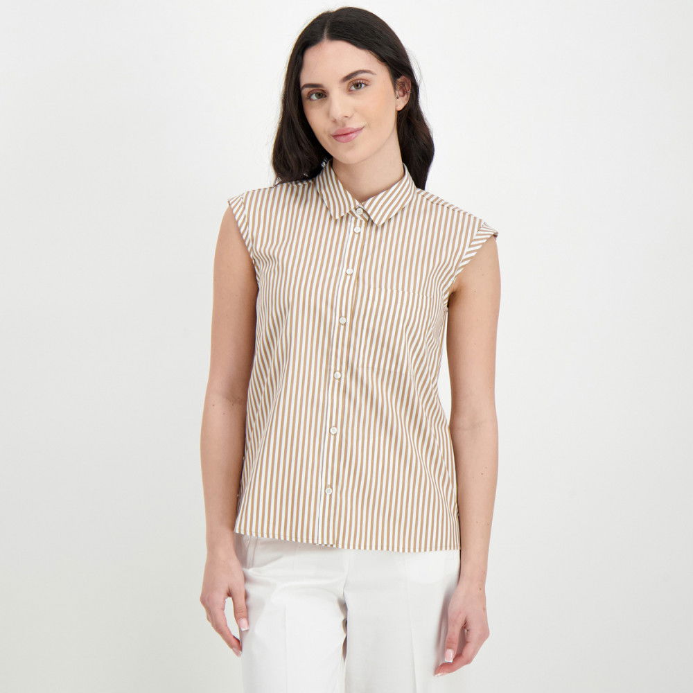 EMME MARELLA CAMICIA SMANICATA IN POPELINE DANUBIO DONNA