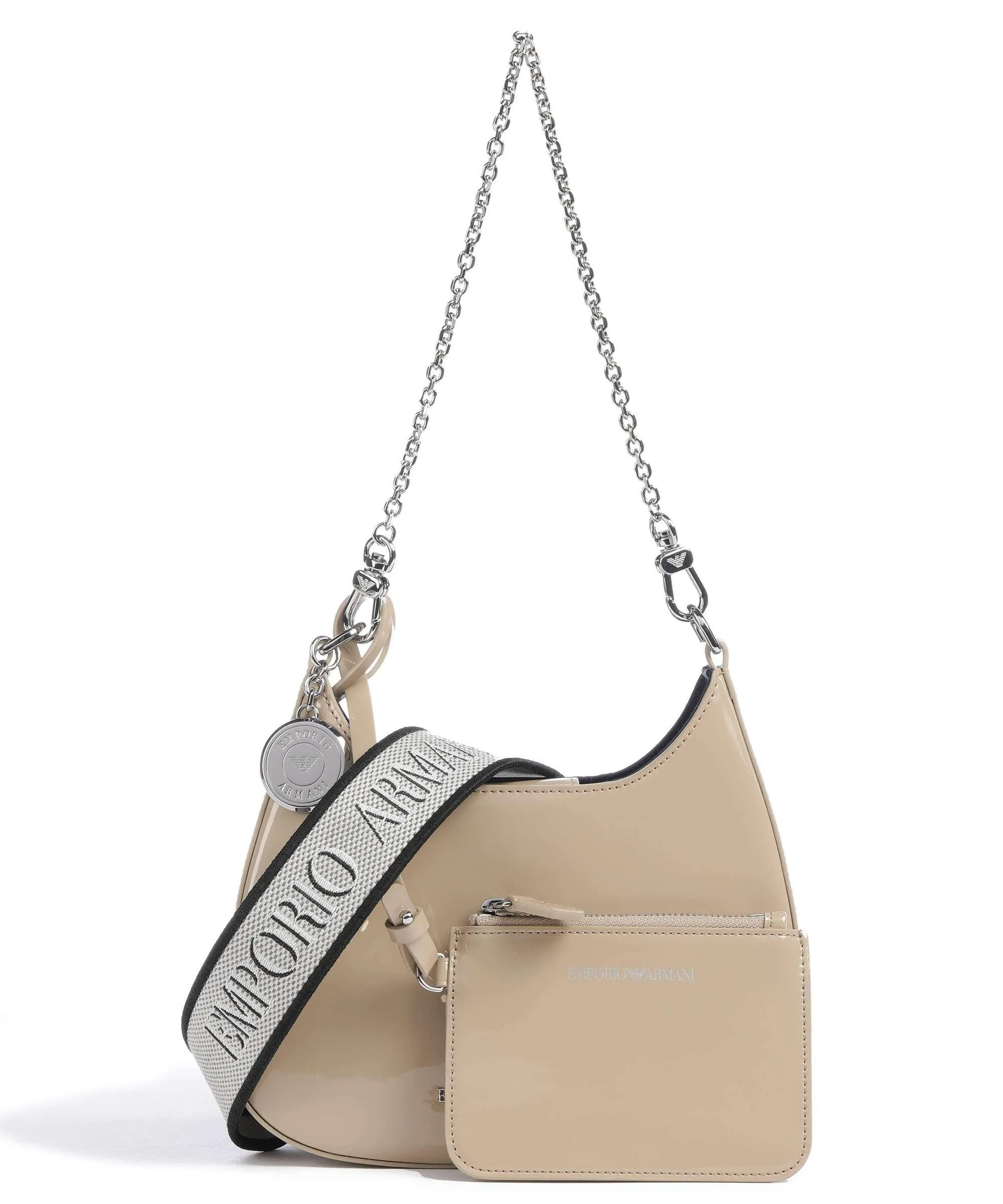  Emporio Armani Holly Borsa a spalla pelle sintetica sabbia  