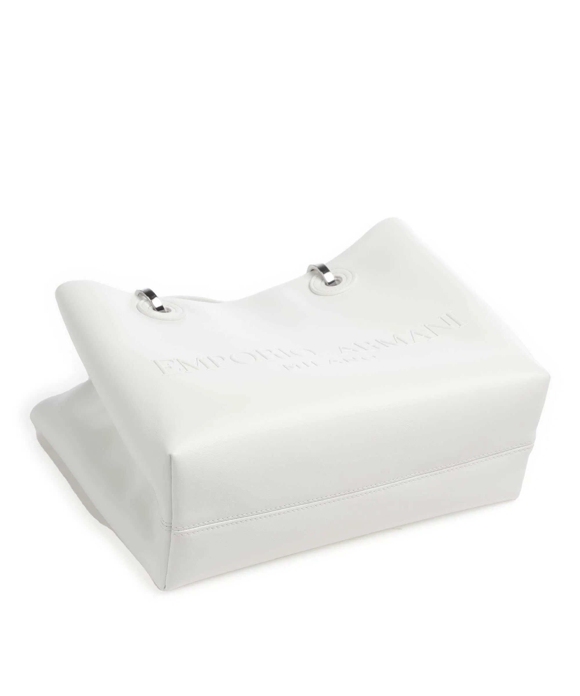  Emporio Armani My EA Borsa a mano pelle sintetica bianco  