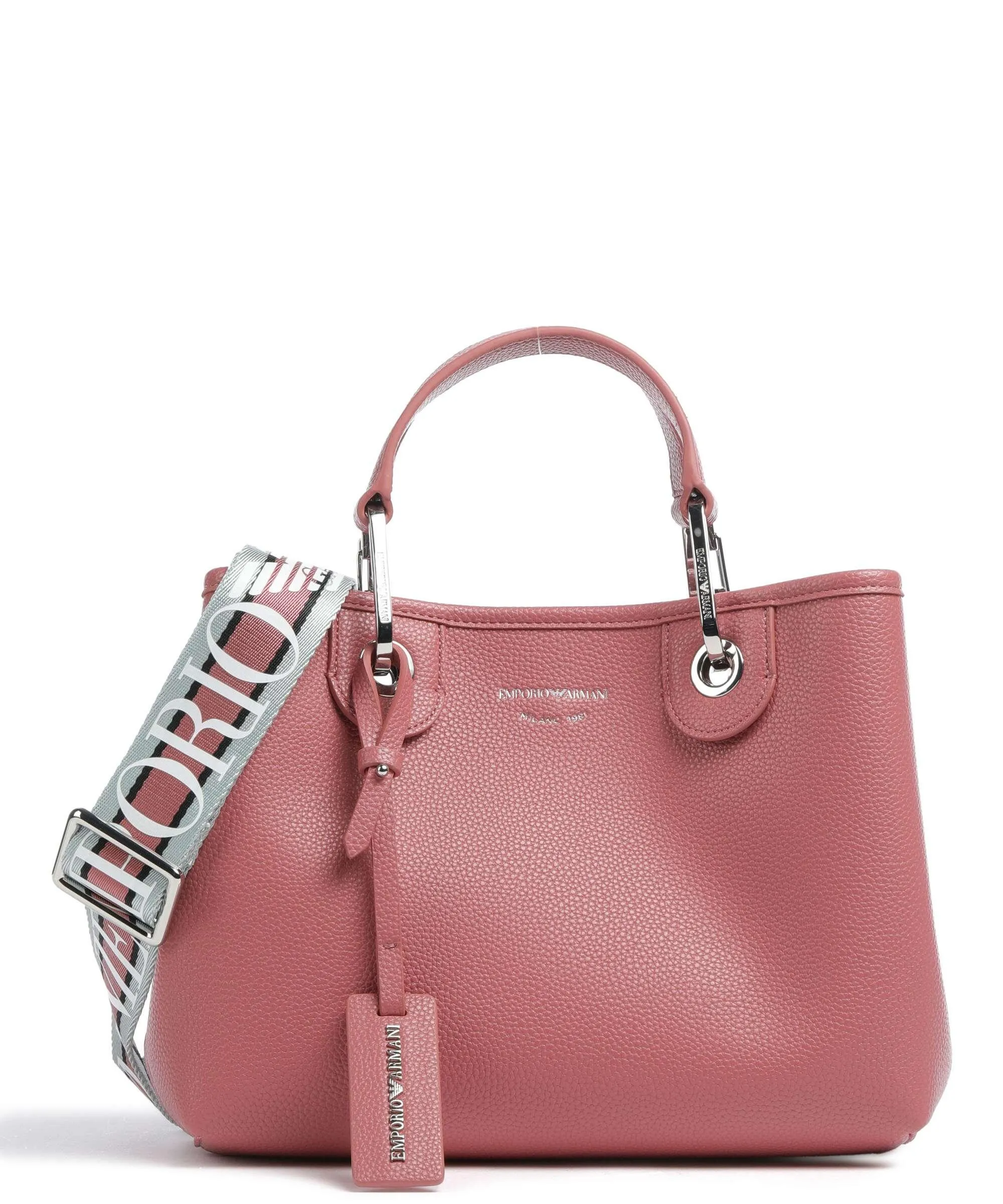  Emporio Armani My EA Borsa a mano pelle sintetica corallo  