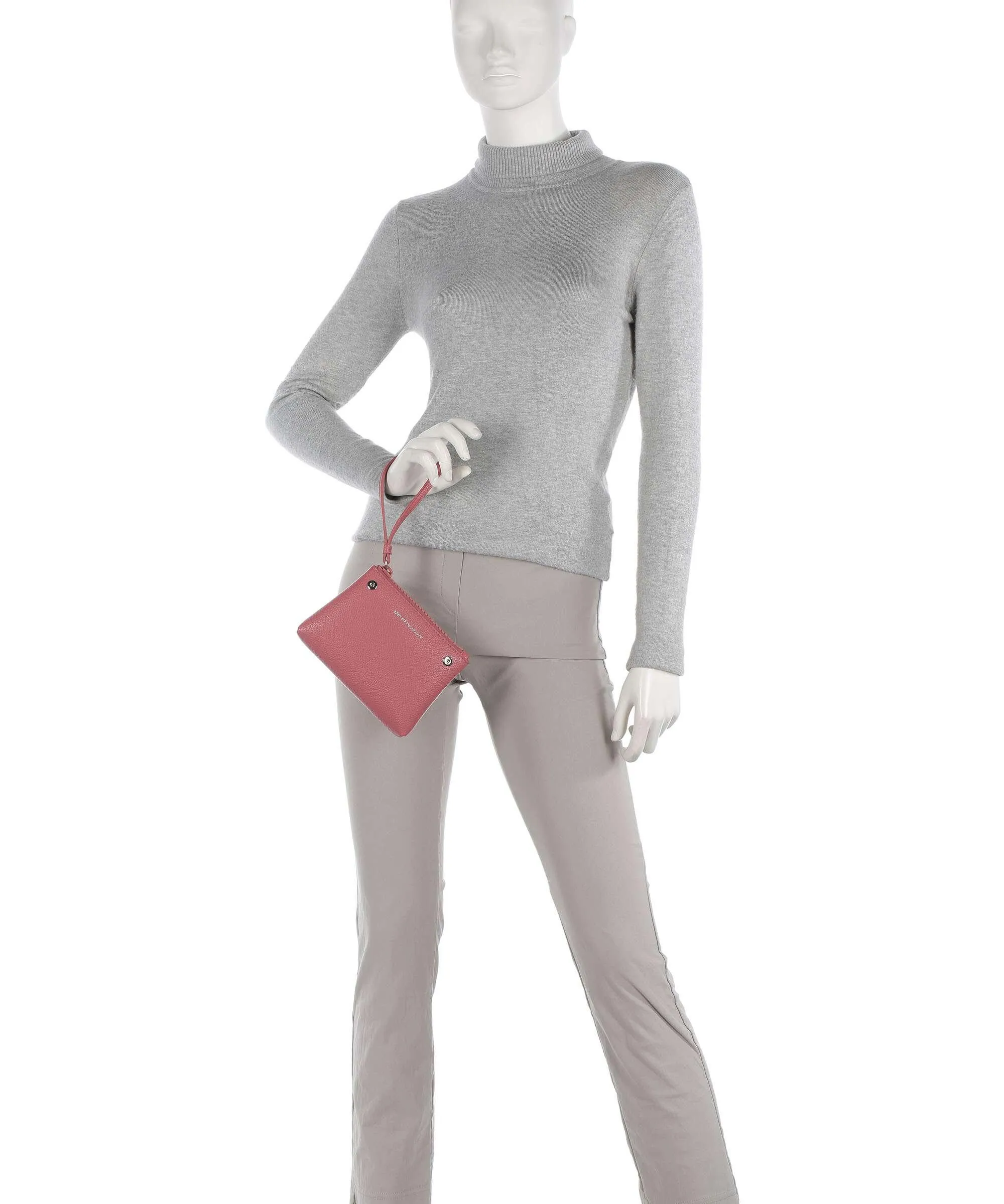  Emporio Armani My EA Borsa a mano pelle sintetica corallo  