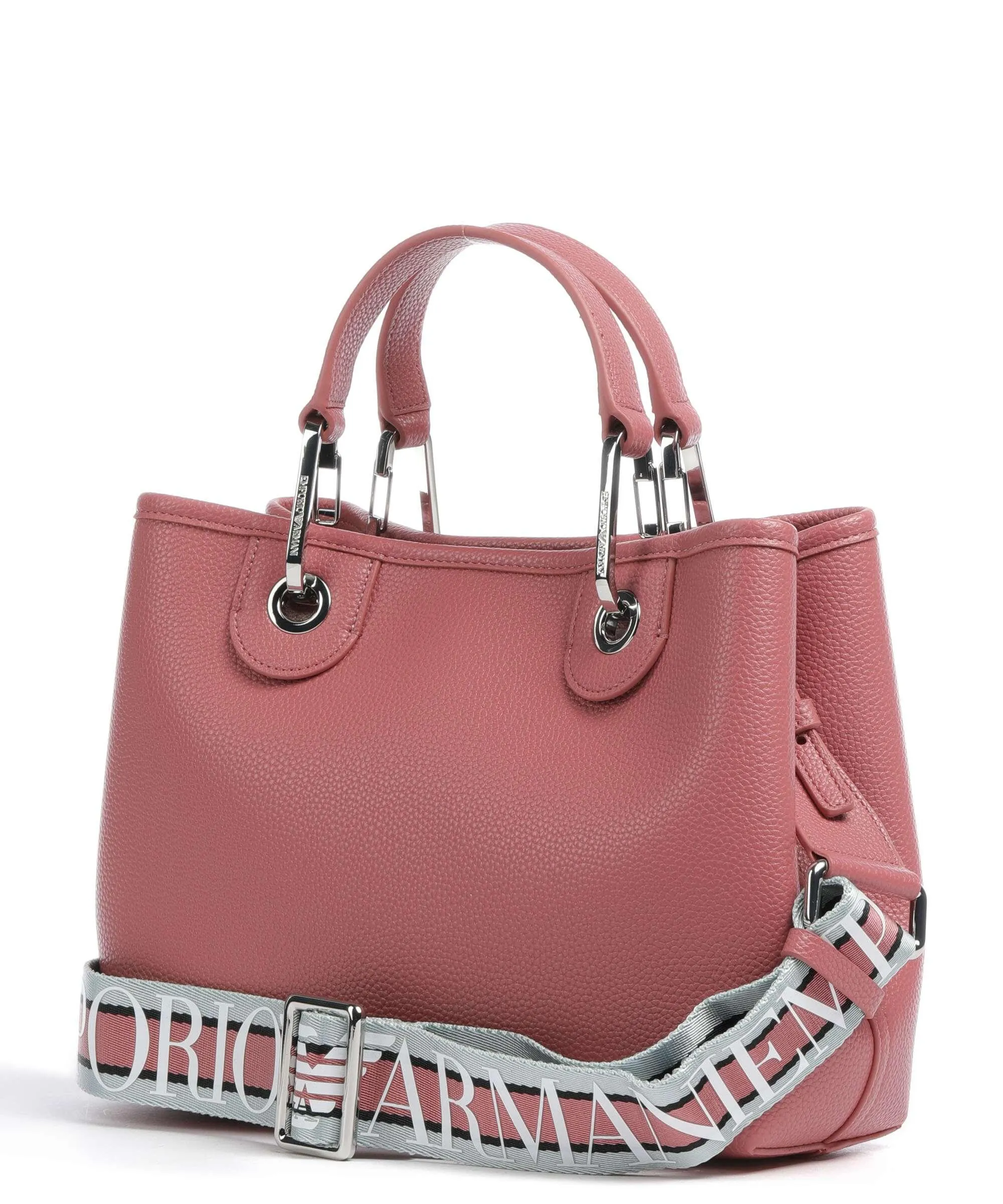  Emporio Armani My EA Borsa a mano pelle sintetica corallo  