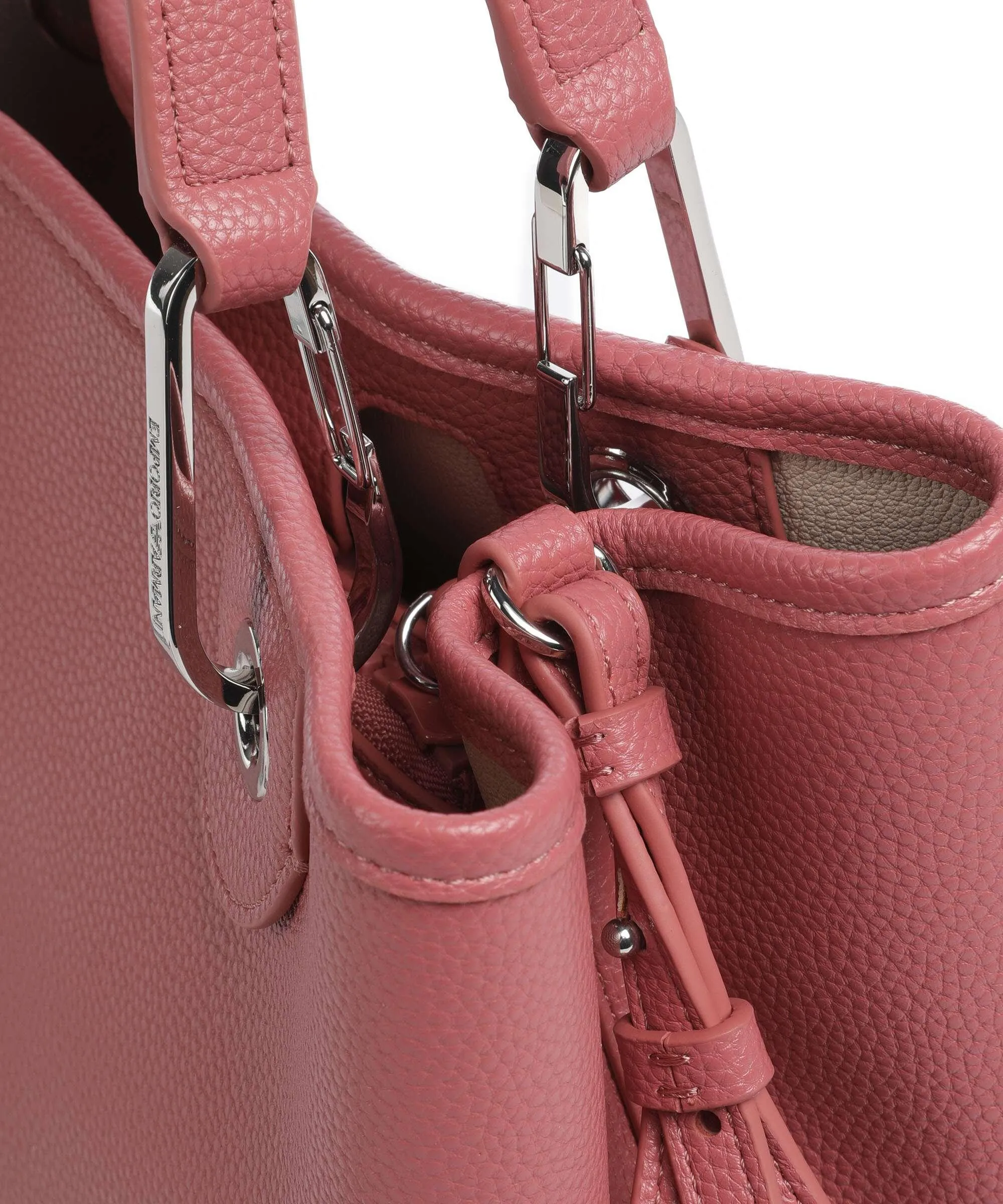  Emporio Armani My EA Borsa a mano pelle sintetica corallo  