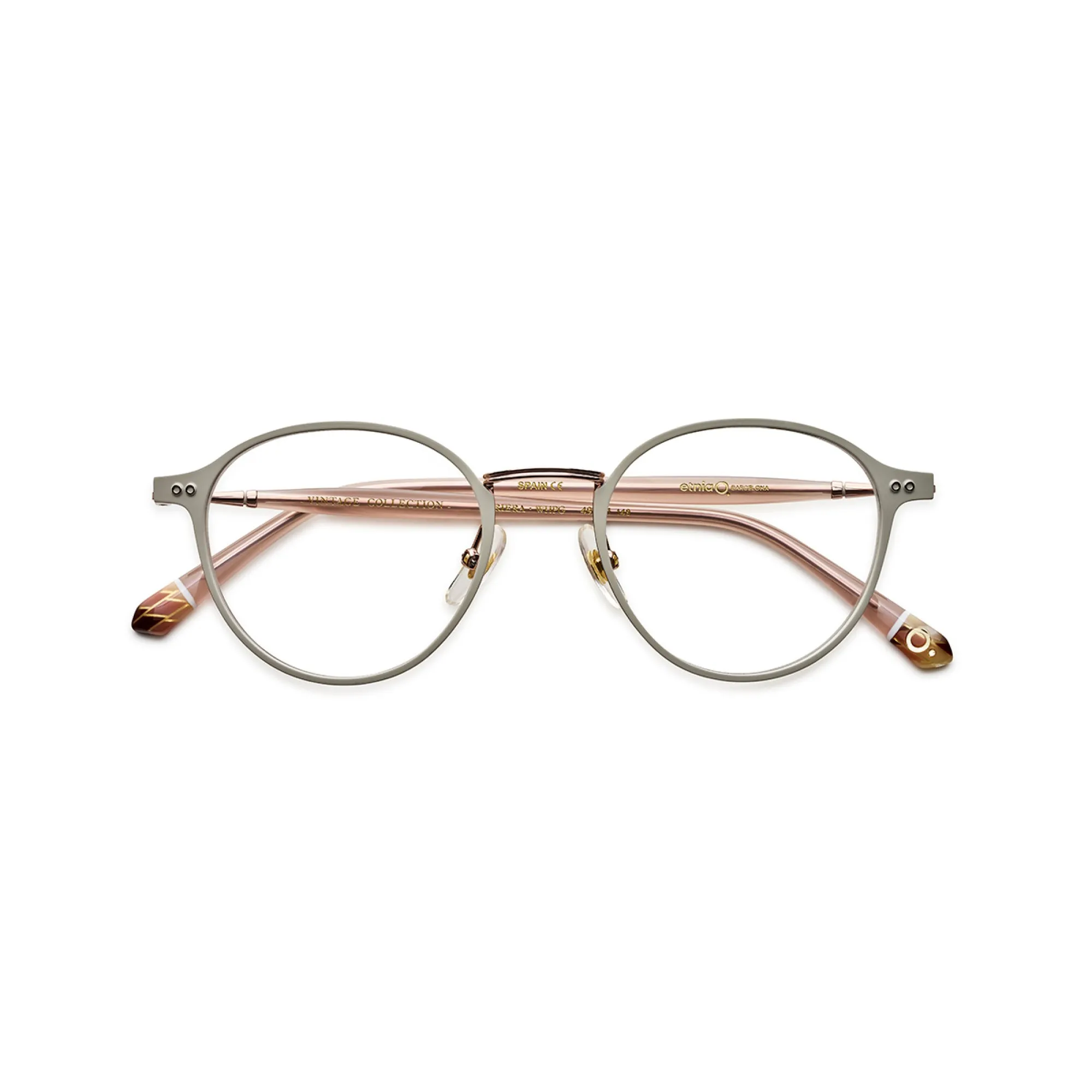   Etnia Barcelona SA RIERA - WHPG Oro Bianco/rosa | Occhiale Da Vista Unisex 