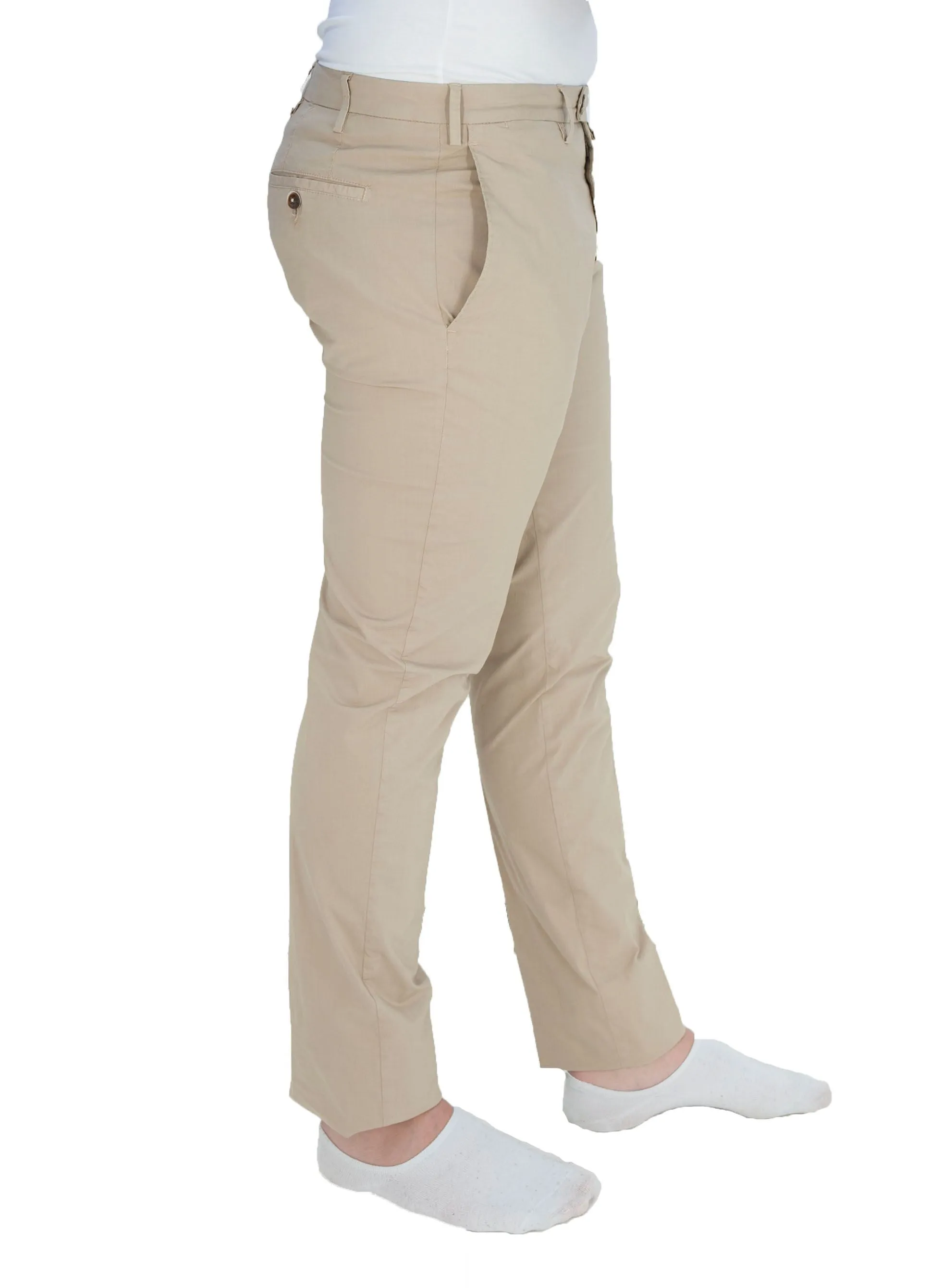 F Studio  Pantalone beige poplin cotone estivo     