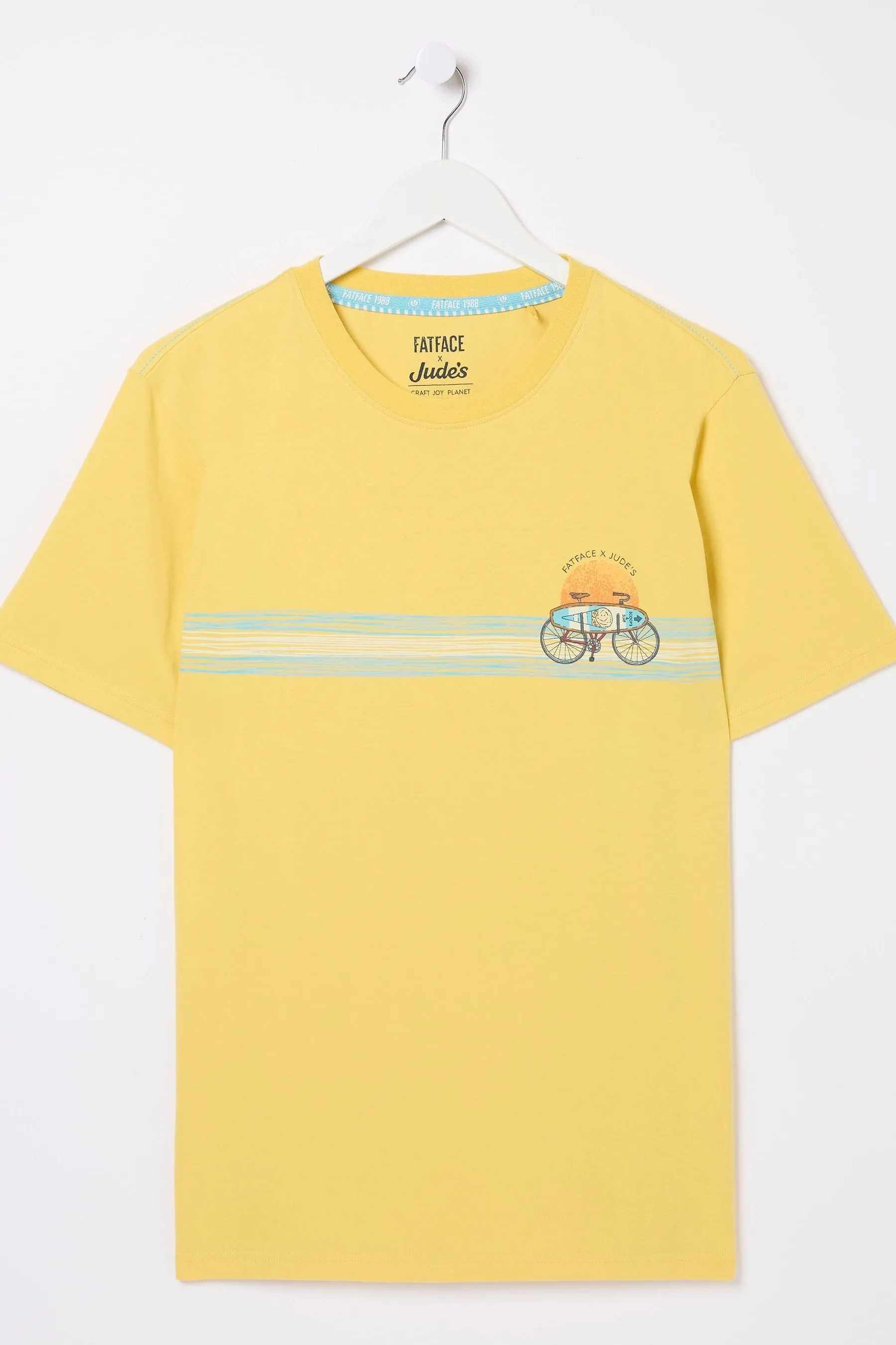 FatFace - T-shirt con A righe sul petto