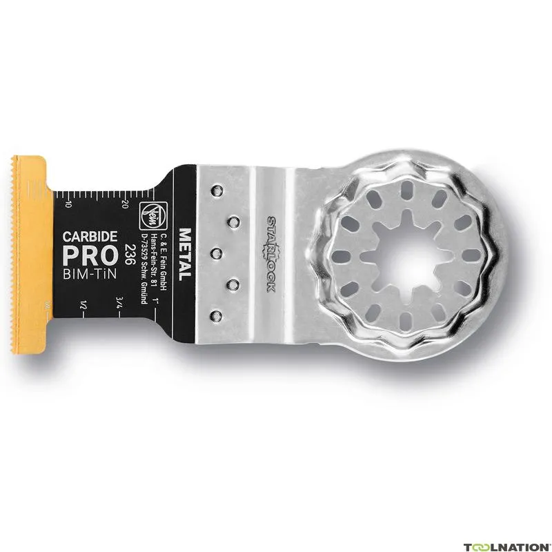 Fein Accessori 63502236240 Lama da taglio E-Cut Carbide Pro 35 x 45 mm SL 10 pezzi