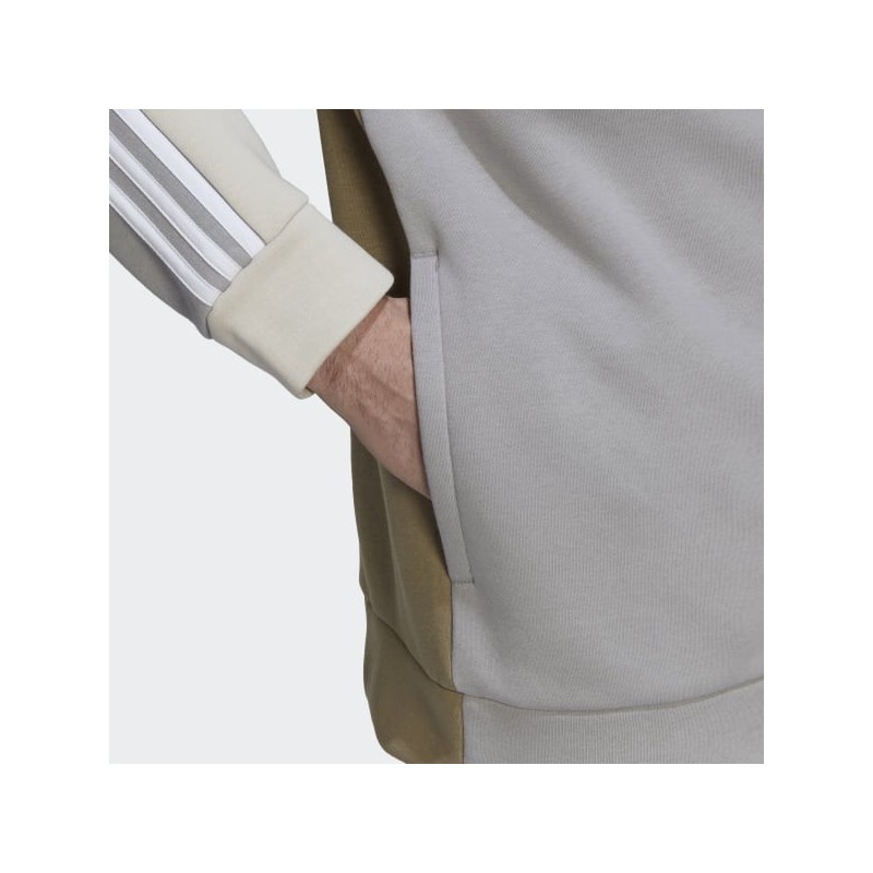 Felpa Adidas Colorblock Fullzip Uomo
