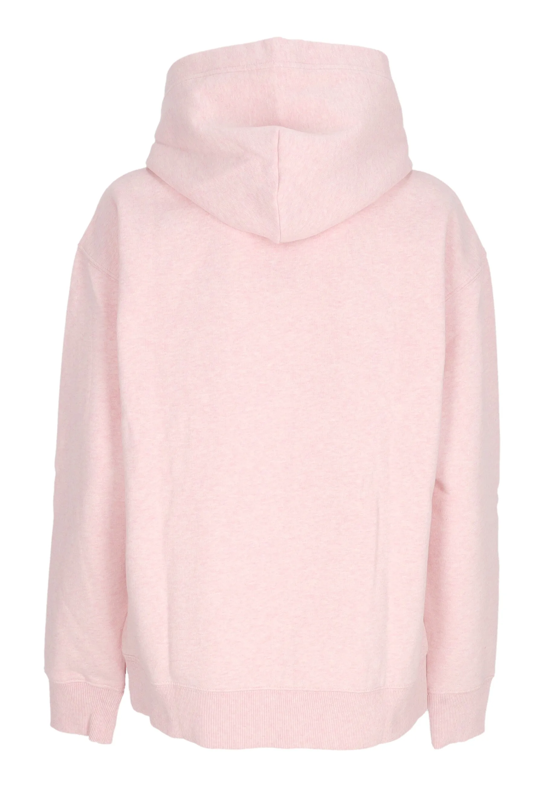 Felpa Cappuccio Donna Relax Melange Flag Hoodie Ballet Pink Melange