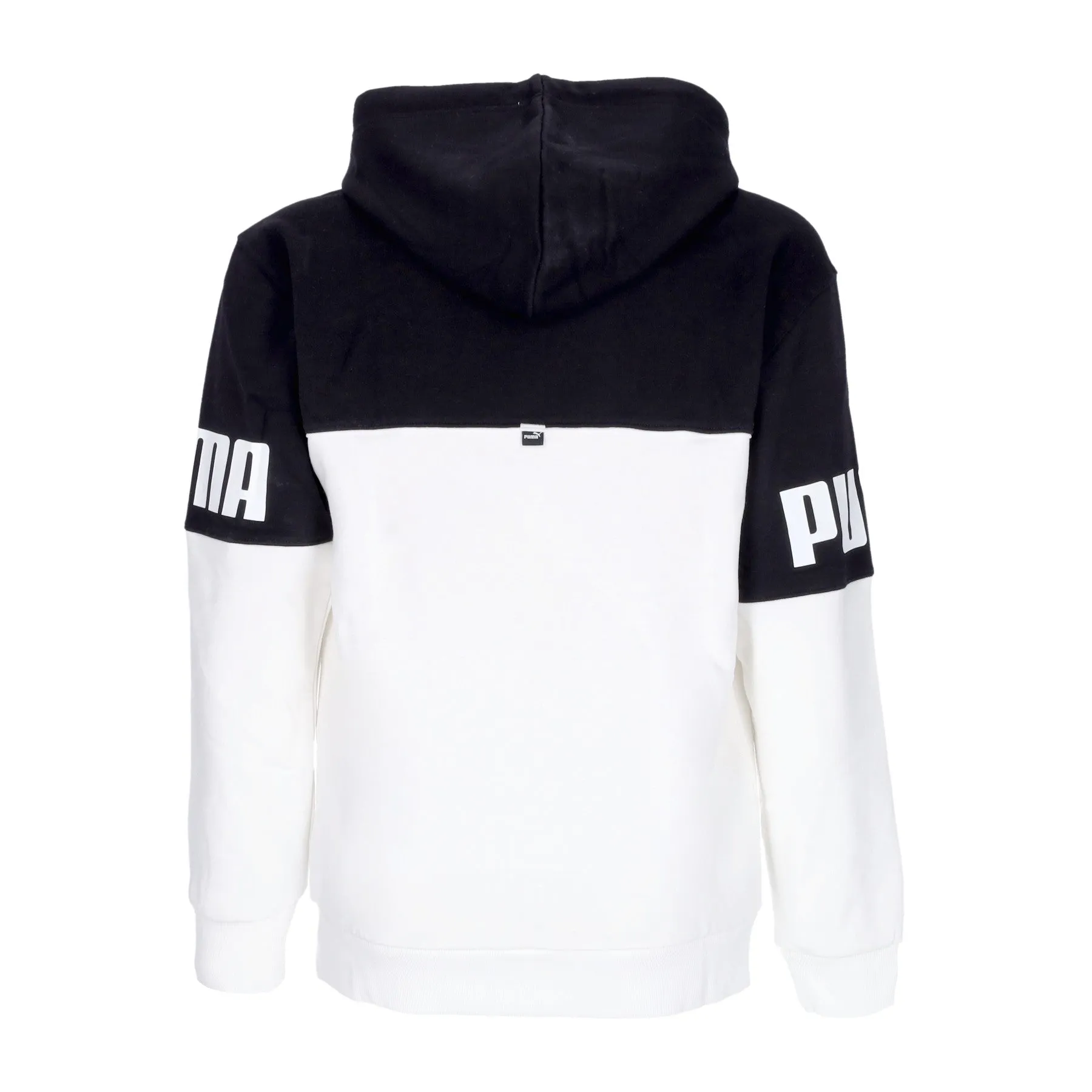 Felpa Cappuccio Zip Uomo Power Colorbloc Full-zip Hoodie White