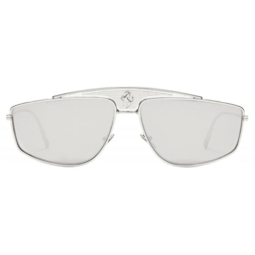 Ferrari - Ray-Ban - Occhiali da Sole con Lenti Argento - Official Original Scuderia New Collection - Occhiali da Sole - Eyewear