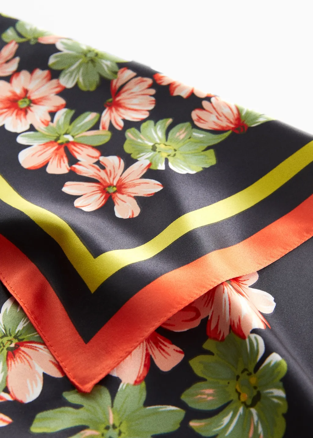 Foulard stampa floreale
