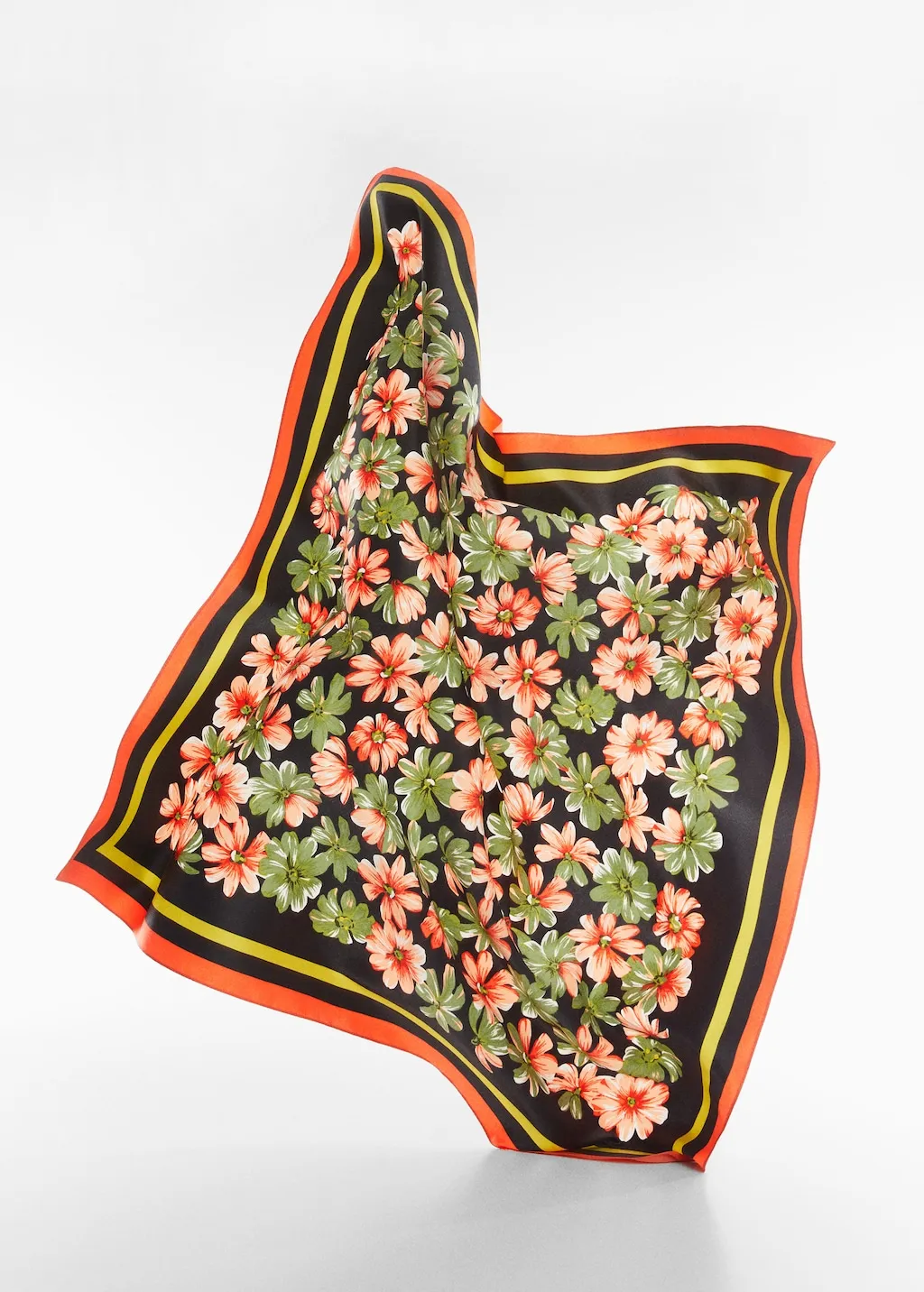 Foulard stampa floreale