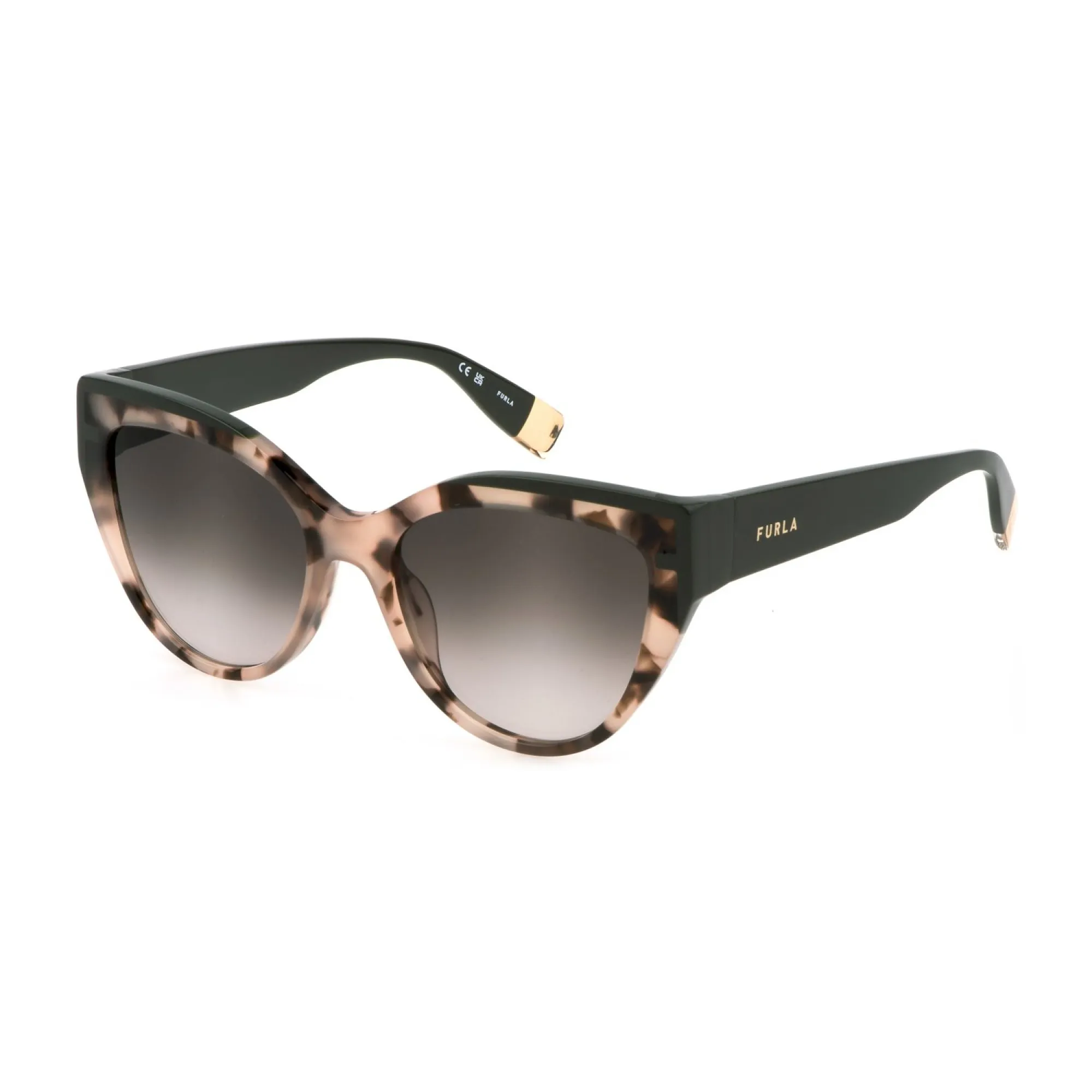   Furla SFU694 - 0AGK Avana Vintage Rosa Marrone Lucido | Occhiale Da Sole Donna 