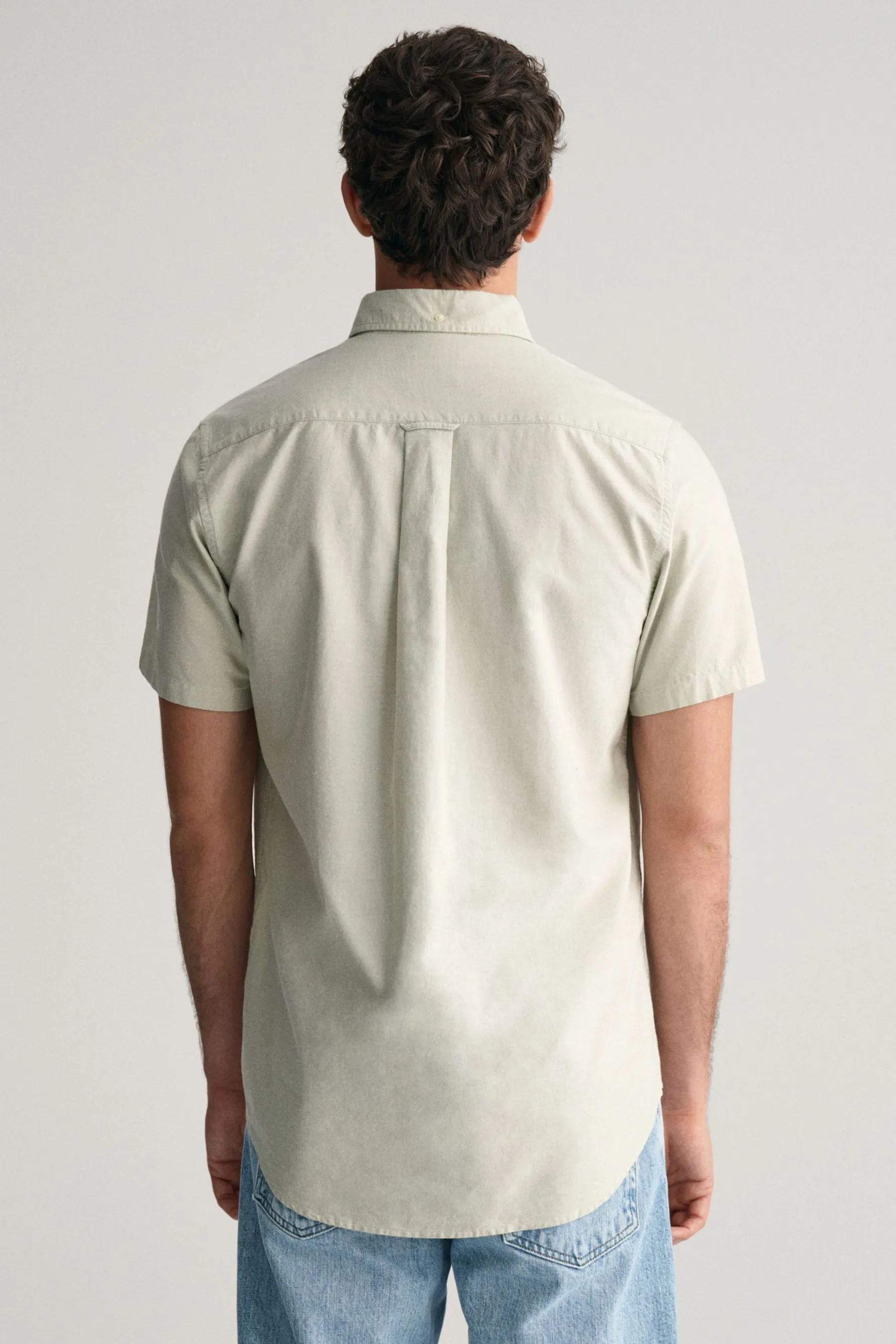 GANT regular  - Camicia con Oxford Manica corta vestibilità classica