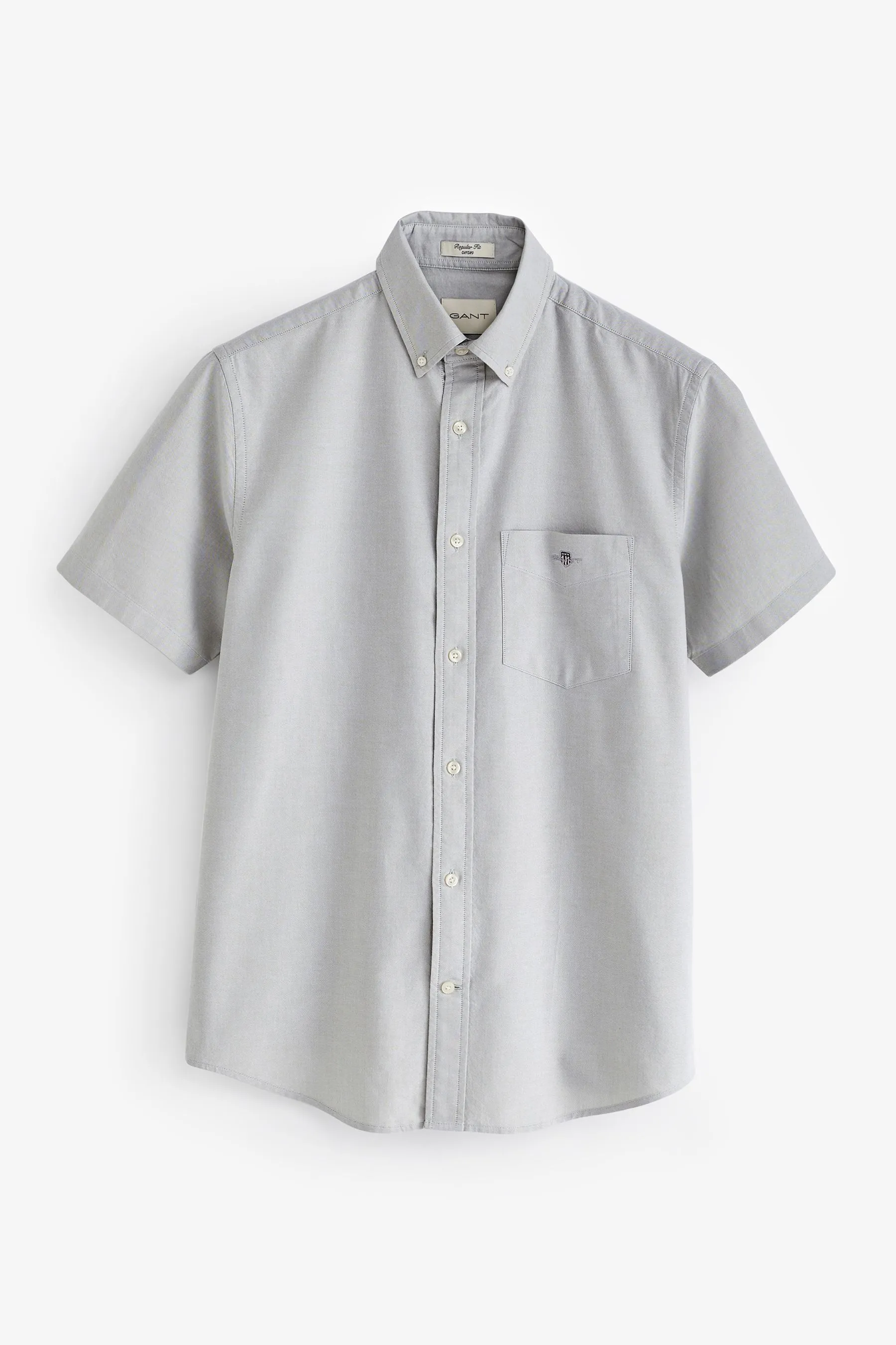GANT regular  - Camicia con Oxford Manica corta vestibilità classica