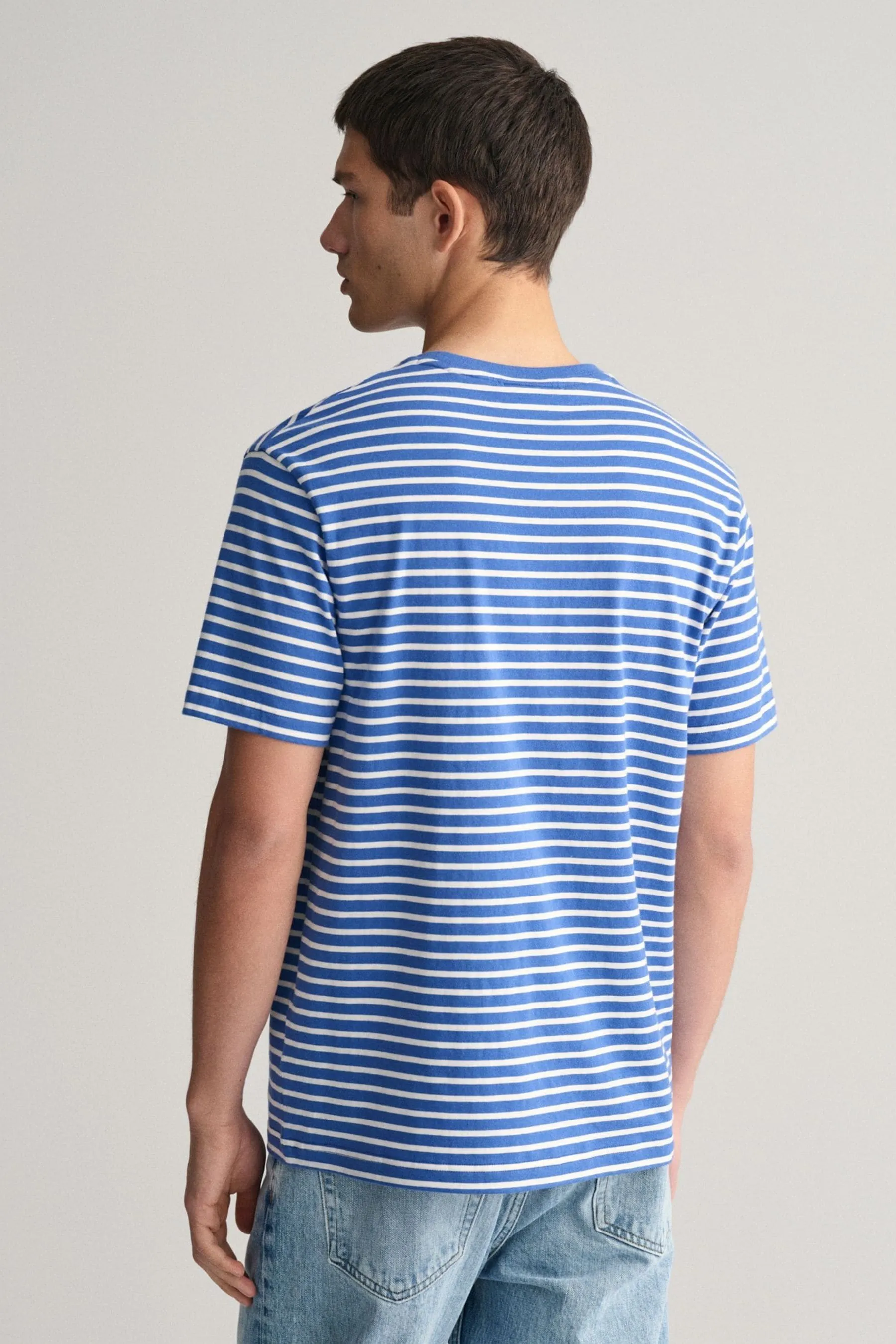GANT - T-shirt in cotone a righe