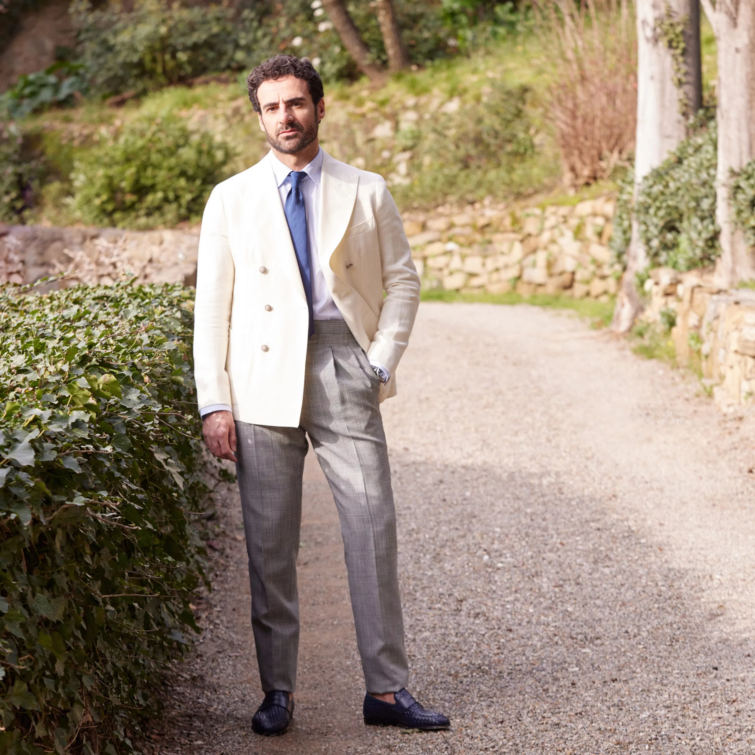 Gentleman fit wool pants