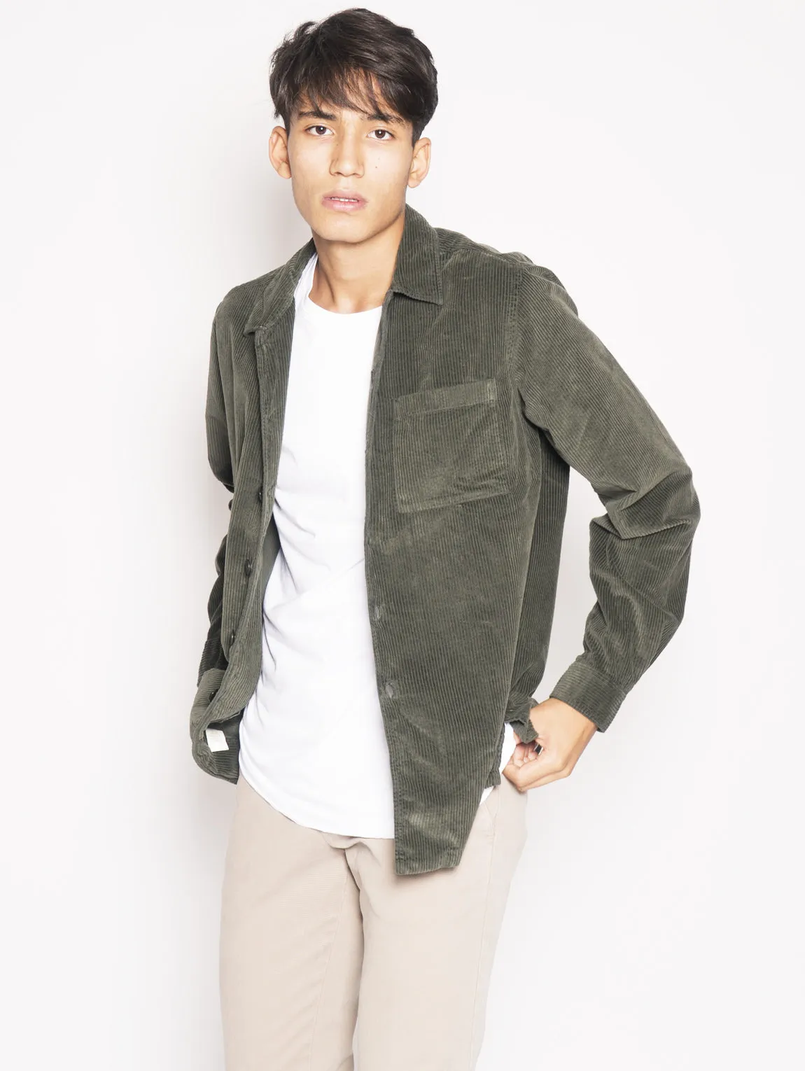 Giacca Camicia Heritage Verde