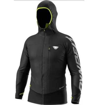 Giacca da sci alpinismo da uomo Dynafit DNA PTC ALPHA JKT M (nero out NEON YELLOW)