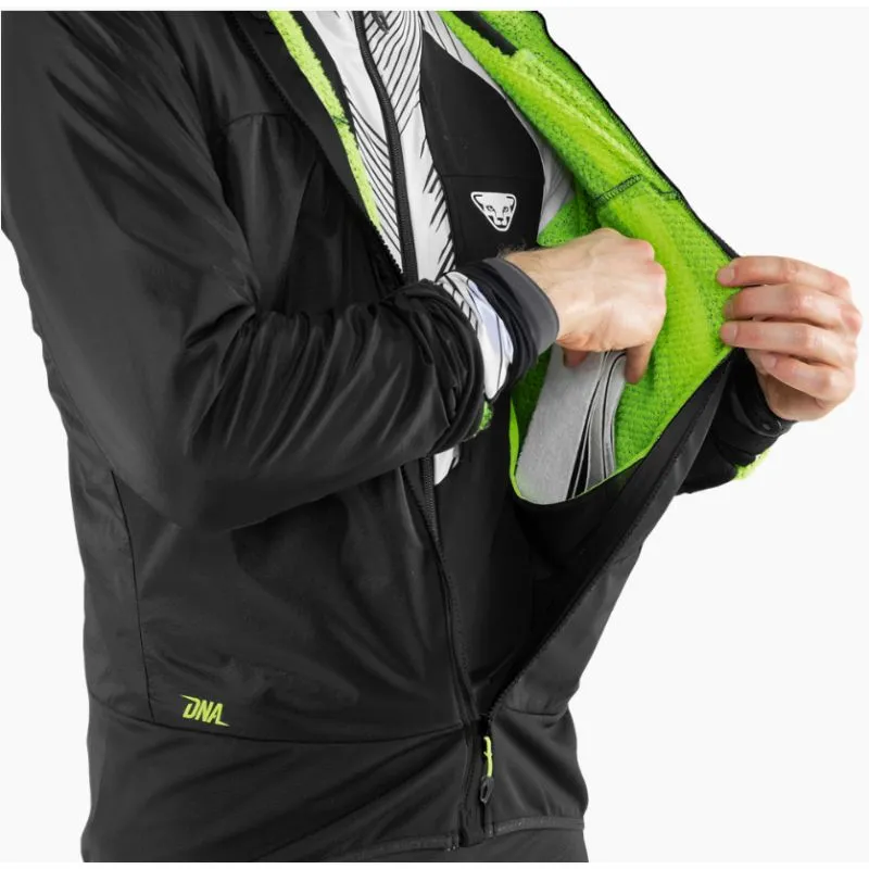 Giacca da sci alpinismo da uomo Dynafit DNA PTC ALPHA JKT M (nero out NEON YELLOW)