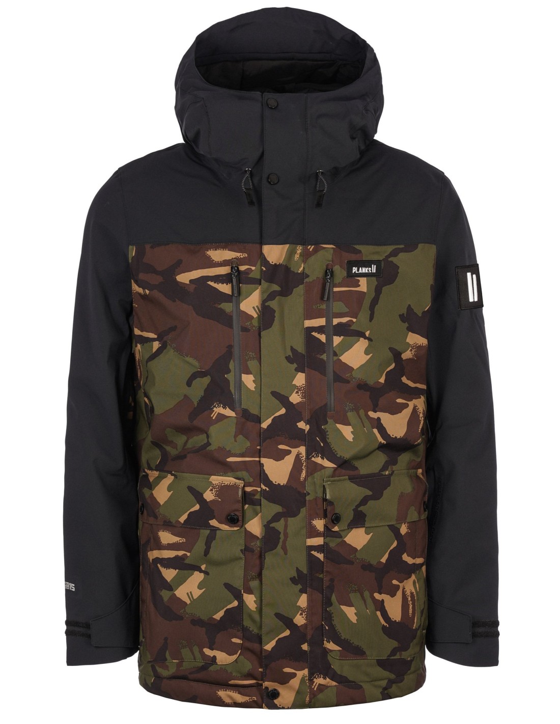 Giacca da sci Planks Good Times Insulated Jacket British DPM Camo