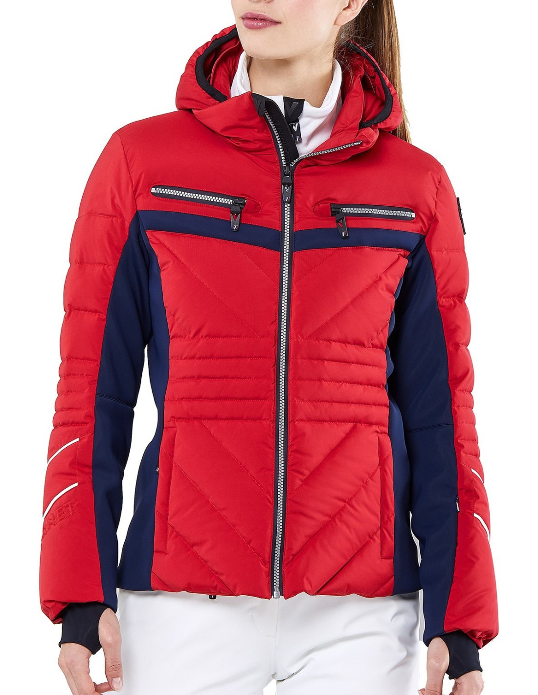 Giacca da sci Vuarnet Donna Piumino Jkt Miage Rosso