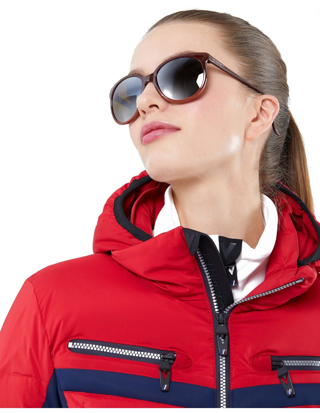 Giacca da sci Vuarnet Donna Piumino Jkt Miage Rosso