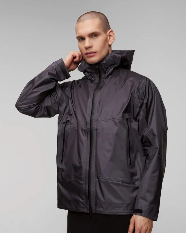 Giacca grigio scuro con membrana da uomo Goldwin GORE-TEX 3L Aqua Tect Jacket