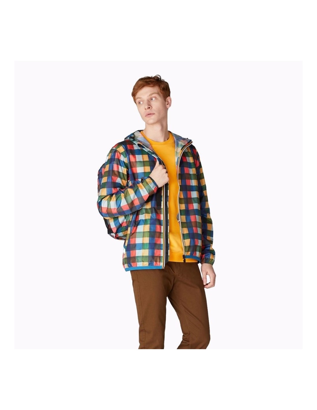 Giacca K-Way Le Vrai 3.0 Claude Graph Gingham Big