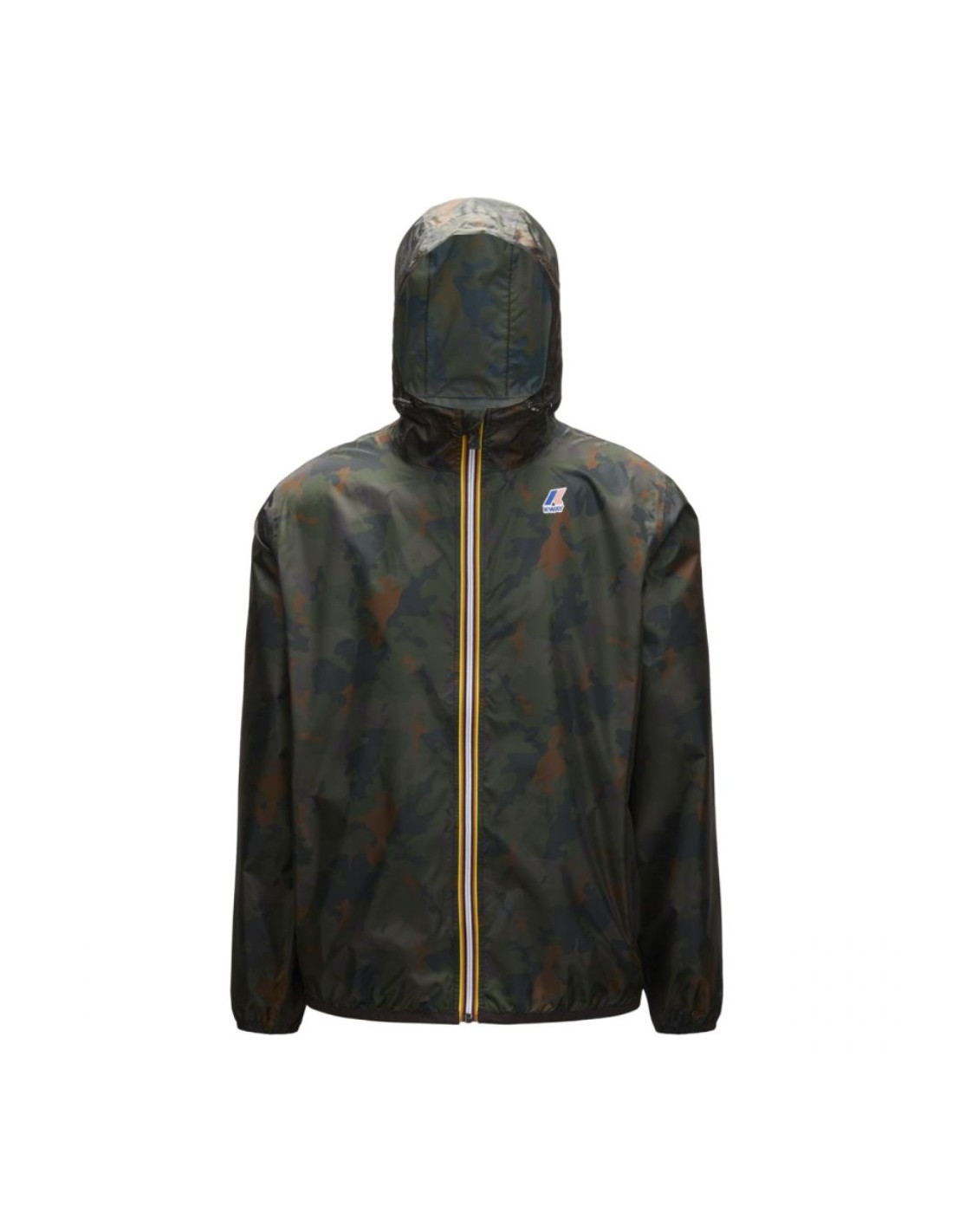 Giacca K-Way Le Vrai 3.0 Claude Graphic Camo Verde Nero