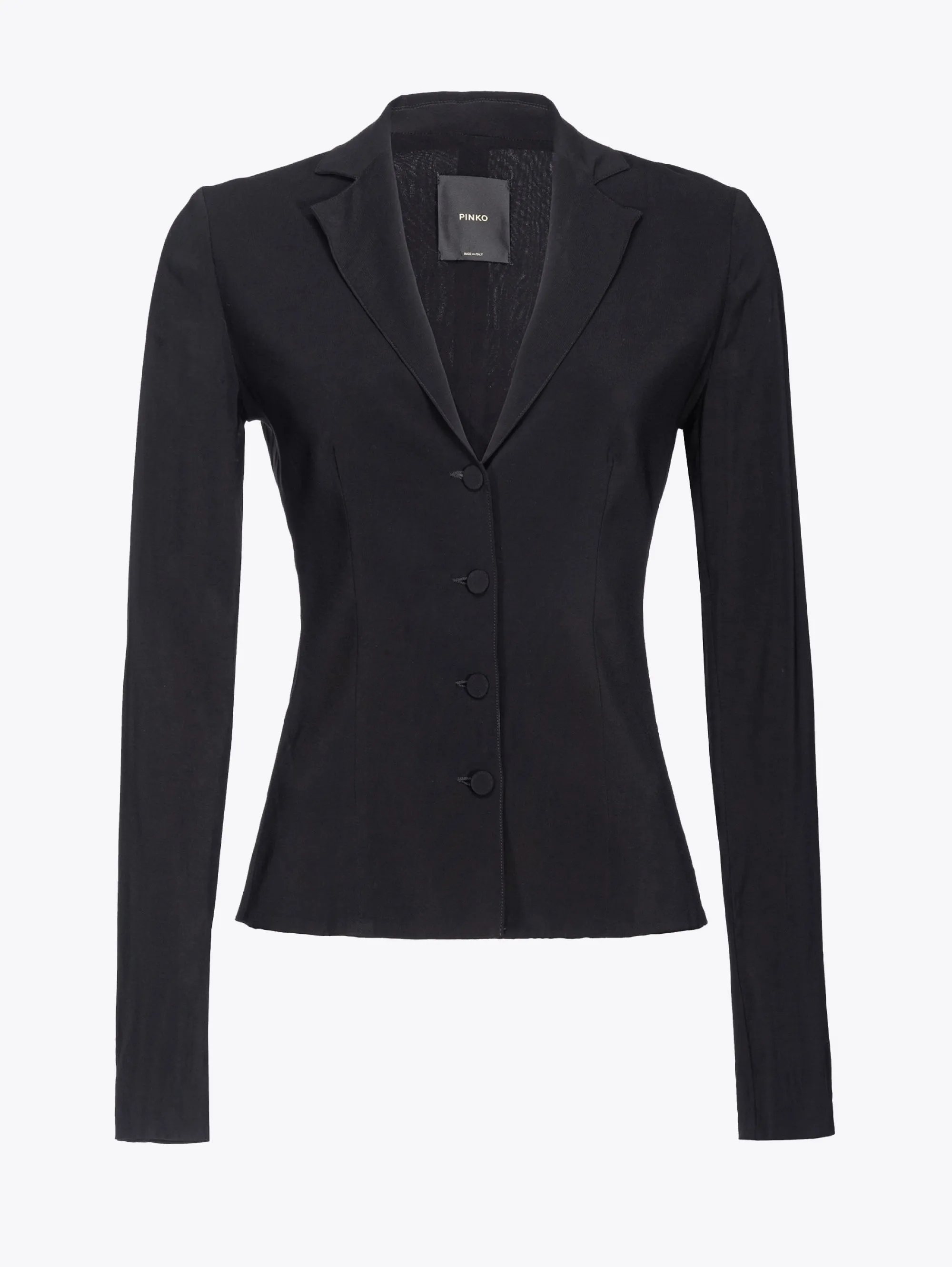Giacca Stretch Aderente Nero