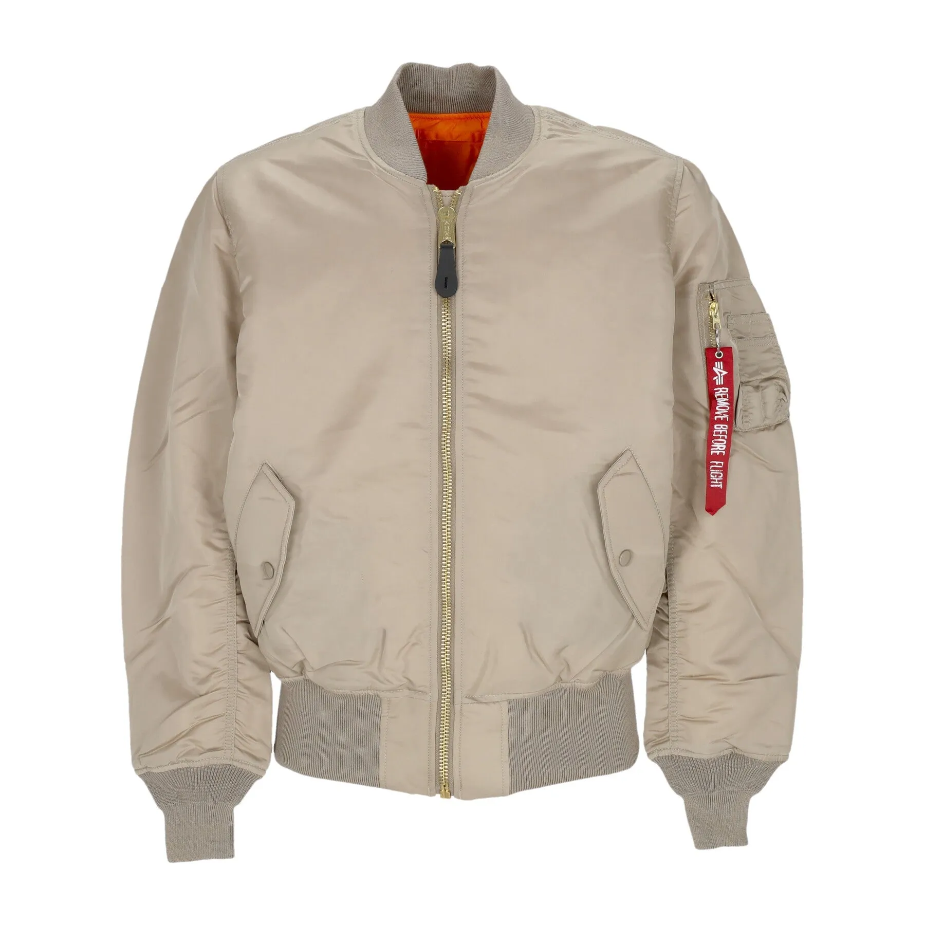 Giubbotto Bomber Uomo Ai Ma-1 Vintage Sand