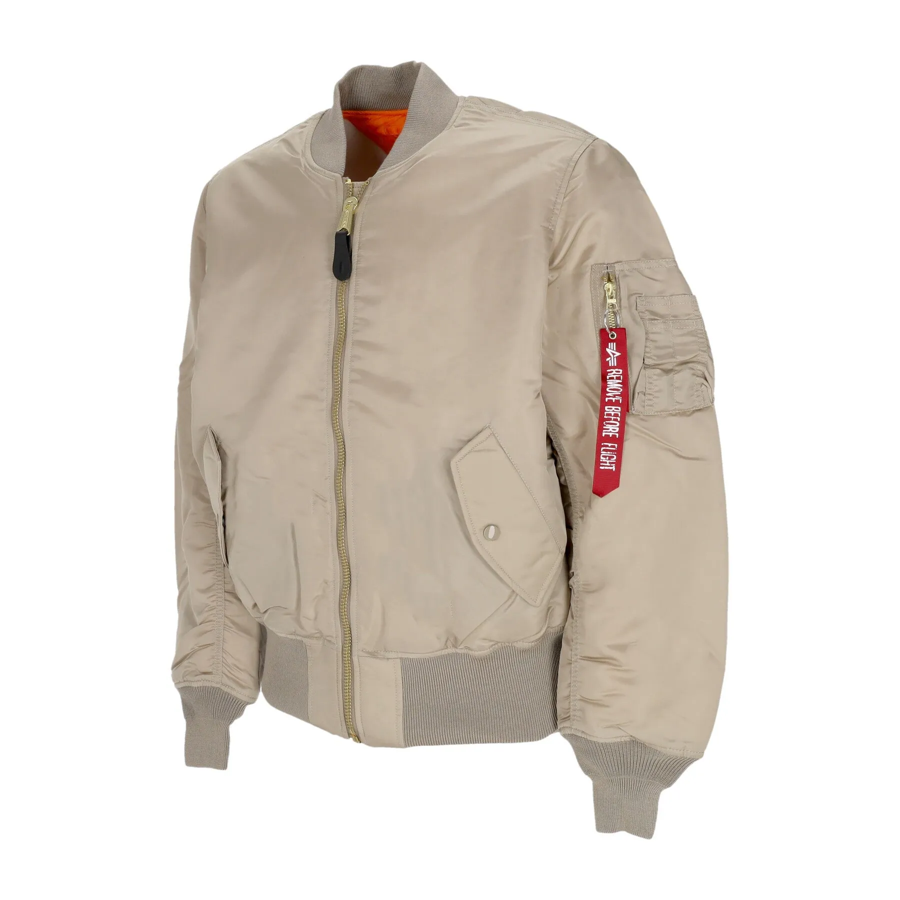 Giubbotto Bomber Uomo Ai Ma-1 Vintage Sand