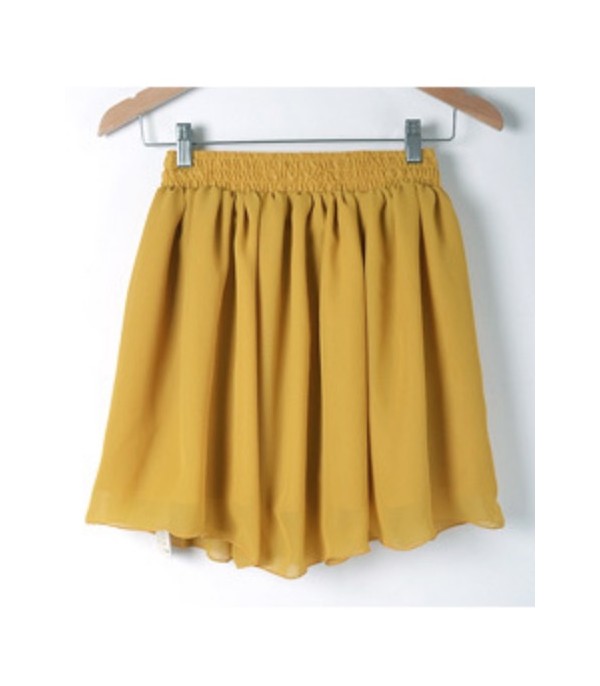 Gonna in chiffon Wanilla - Dream Shop