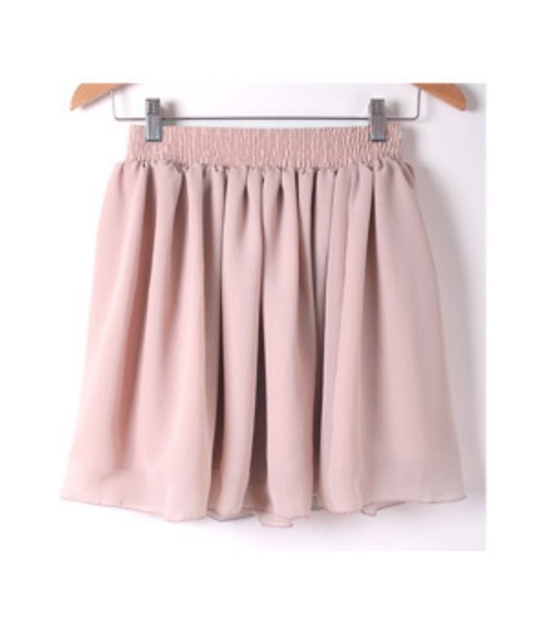 Gonna in chiffon Wanilla - Dream Shop