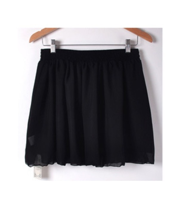 Gonna in chiffon Wanilla - Dream Shop