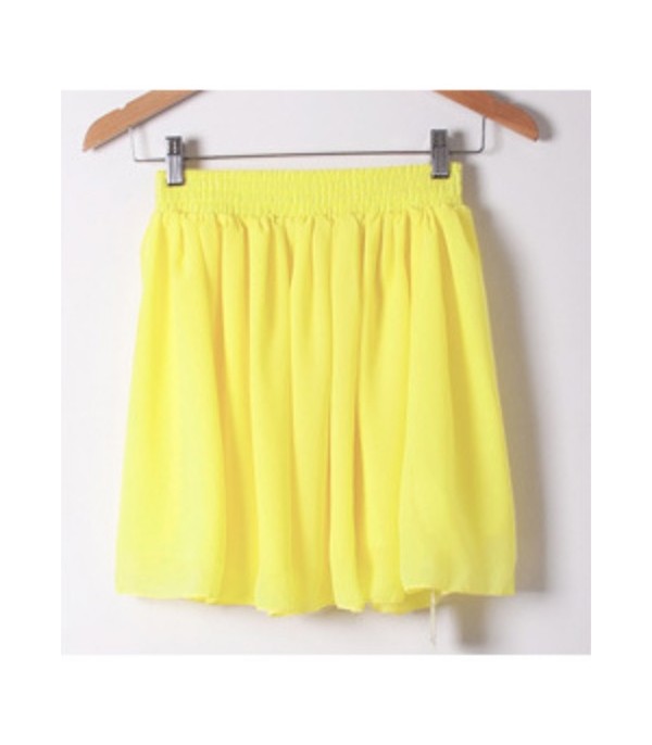 Gonna in chiffon Wanilla - Dream Shop